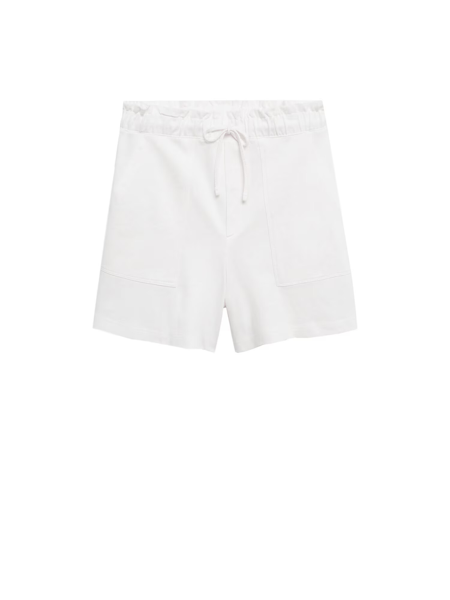 MANGO Pantaloni 'CLAY' alb - Pled.ro