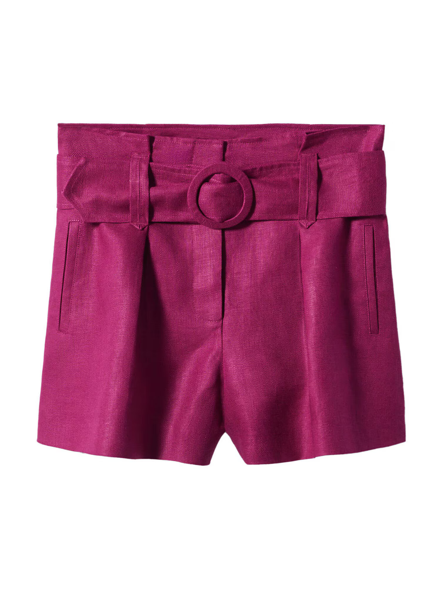 MANGO Pantaloni cu dungă 'CECILE' roșu-violet - Pled.ro