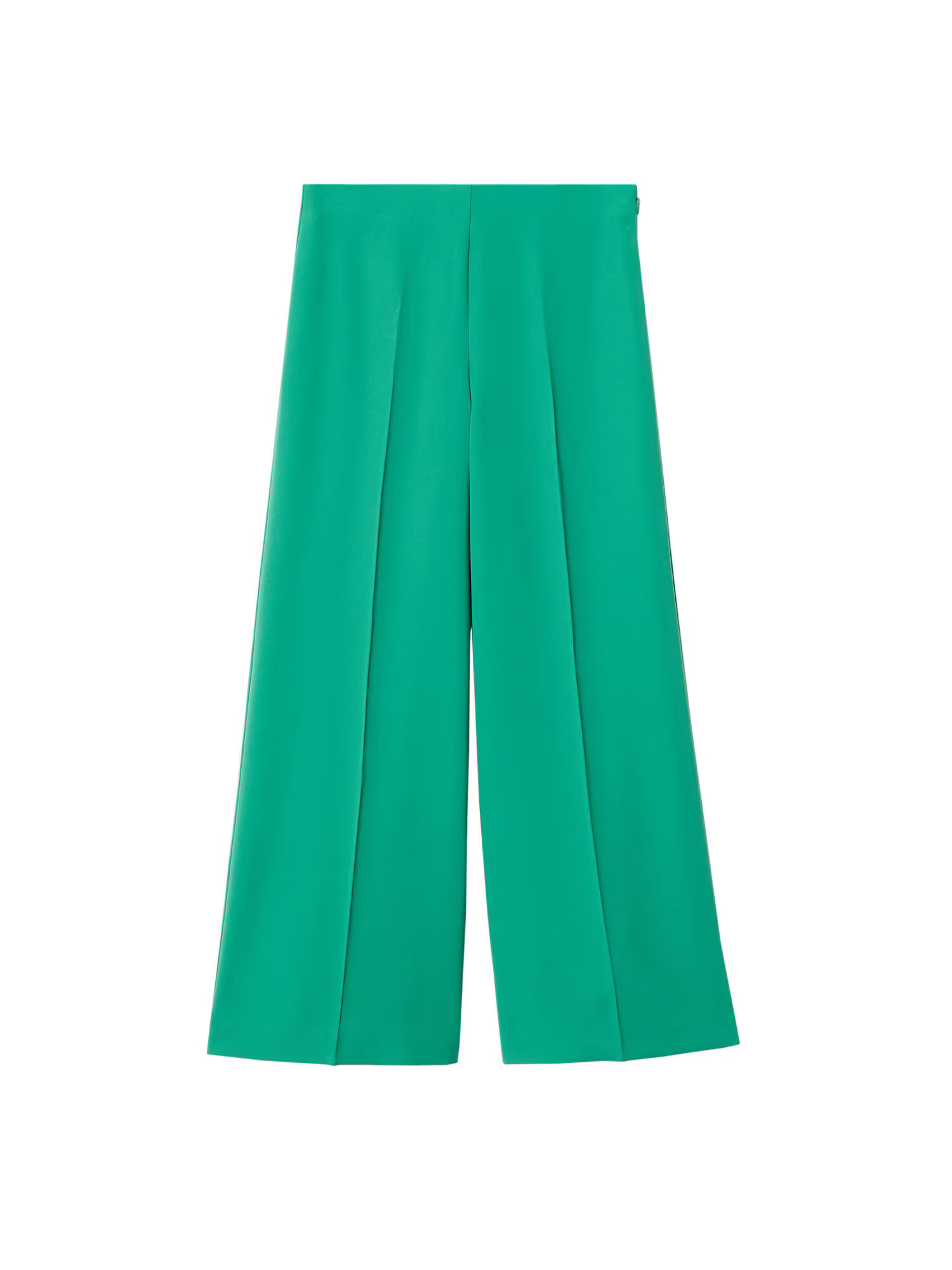 MANGO Pantaloni cu dungă 'Justo' verde - Pled.ro