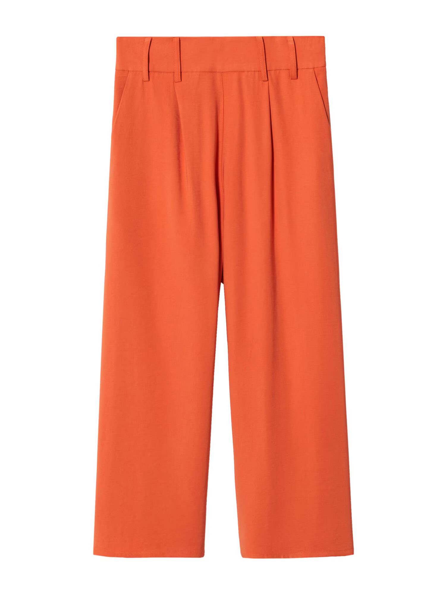 MANGO Pantaloni cutați 'Bosco-H' roșu orange - Pled.ro