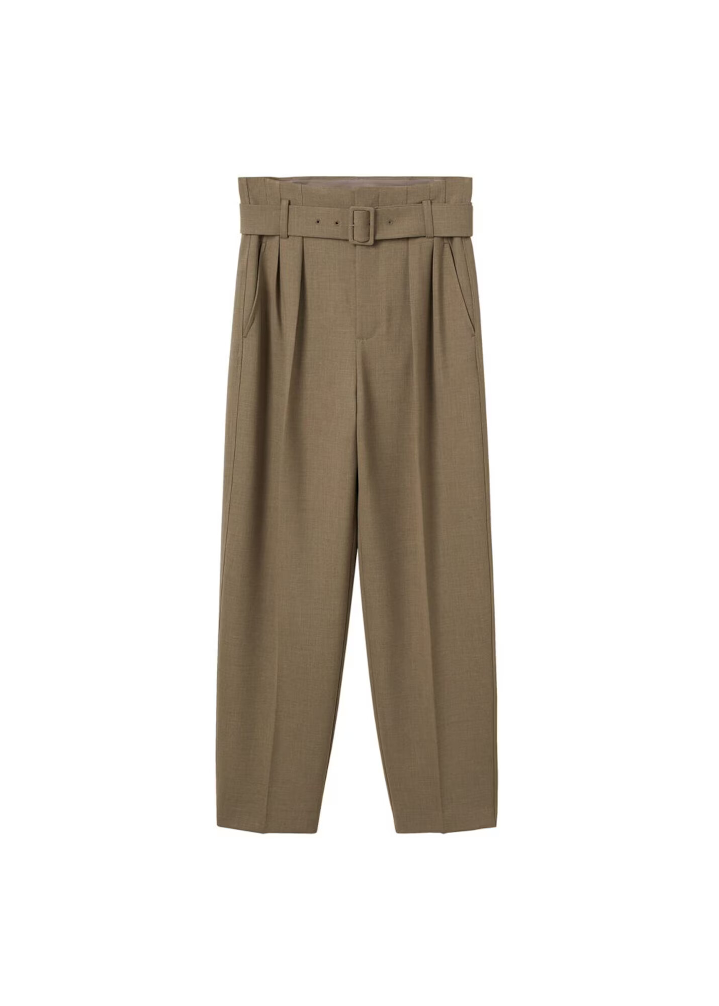 MANGO Pantaloni cutați 'Dandy' oliv - Pled.ro