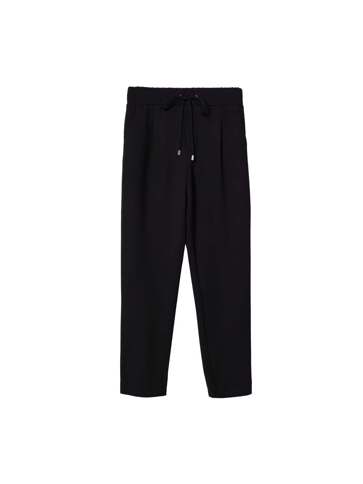 MANGO Pantaloni cutați 'Florida' negru - Pled.ro