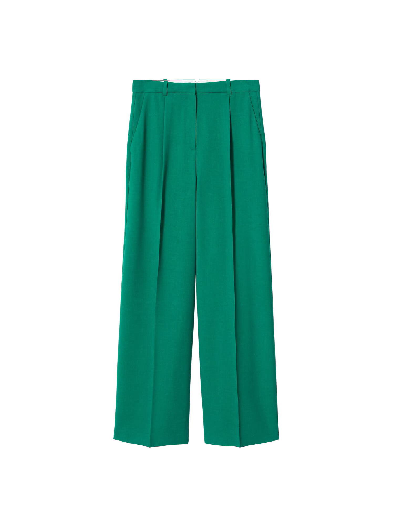 MANGO Pantaloni cutați 'Peter' verde iarbă - Pled.ro