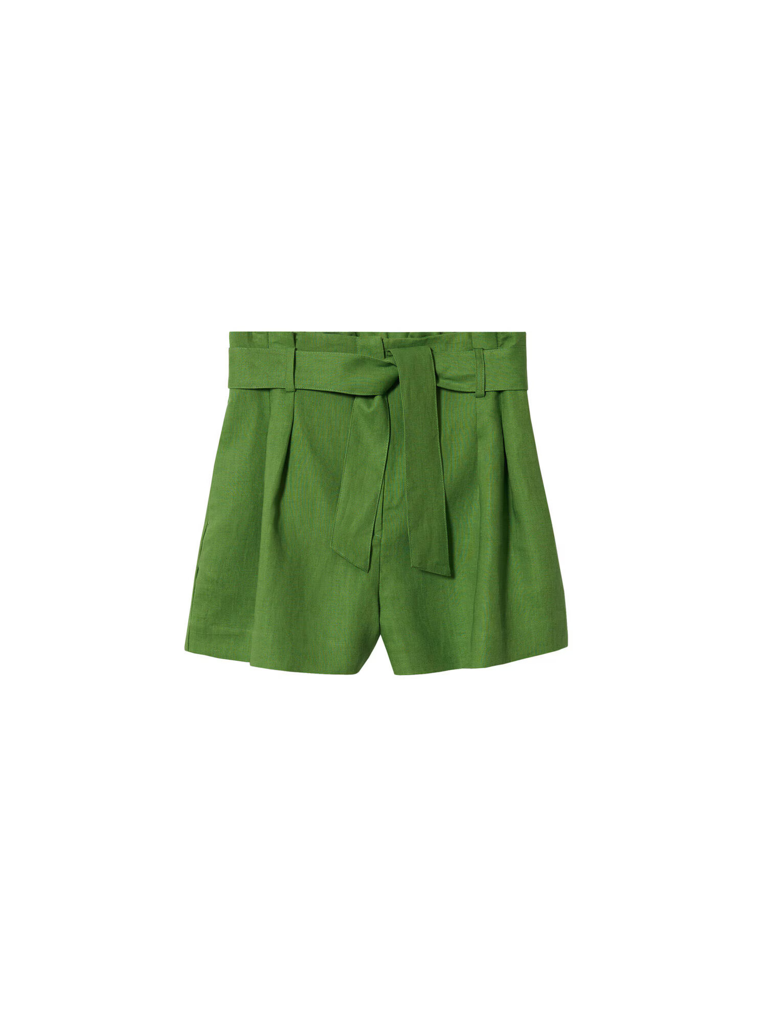 MANGO Pantaloni cutați verde - Pled.ro