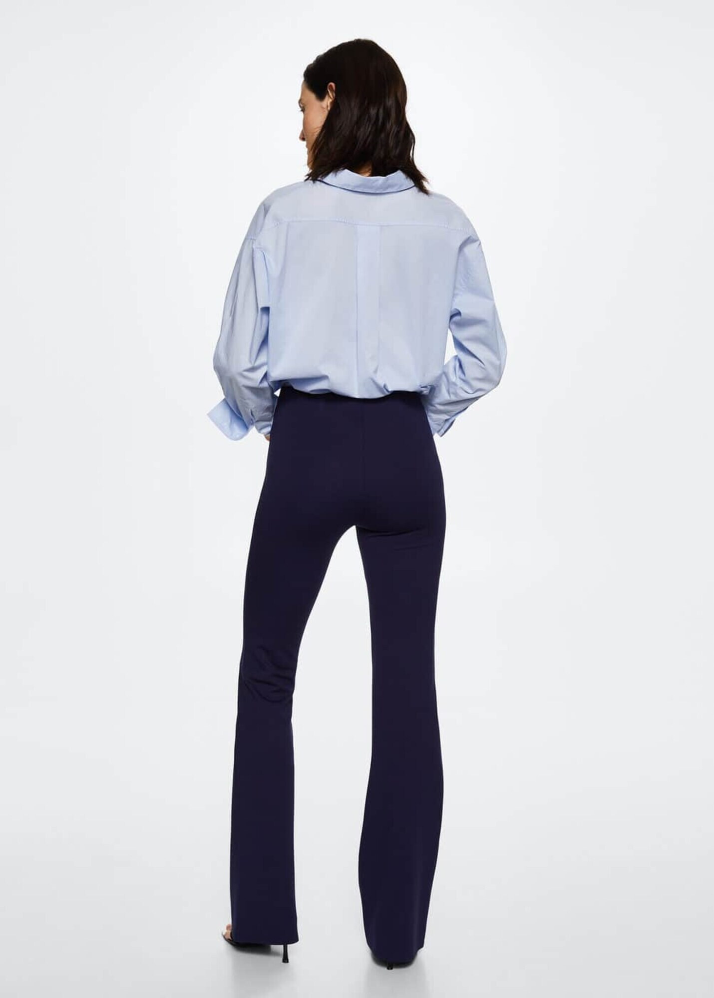 MANGO Pantaloni 'Delfin' albastru noapte - Pled.ro