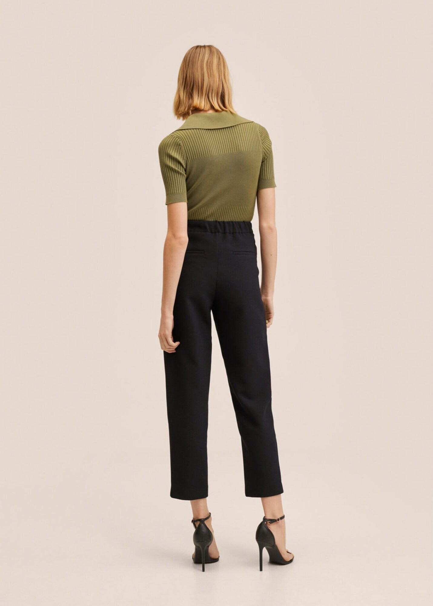 MANGO Pantaloni eleganți 'Dorito' negru - Pled.ro