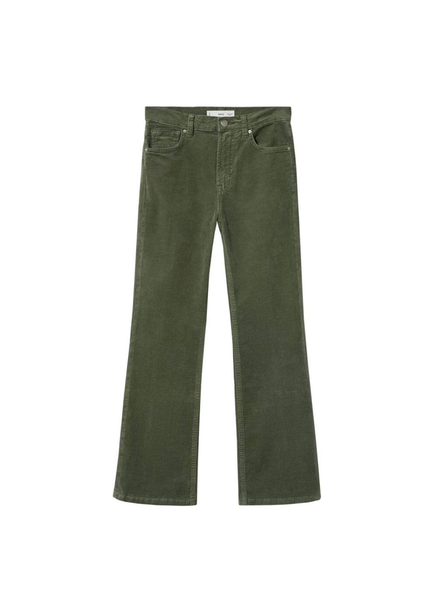 MANGO Pantaloni eleganți verde - Pled.ro