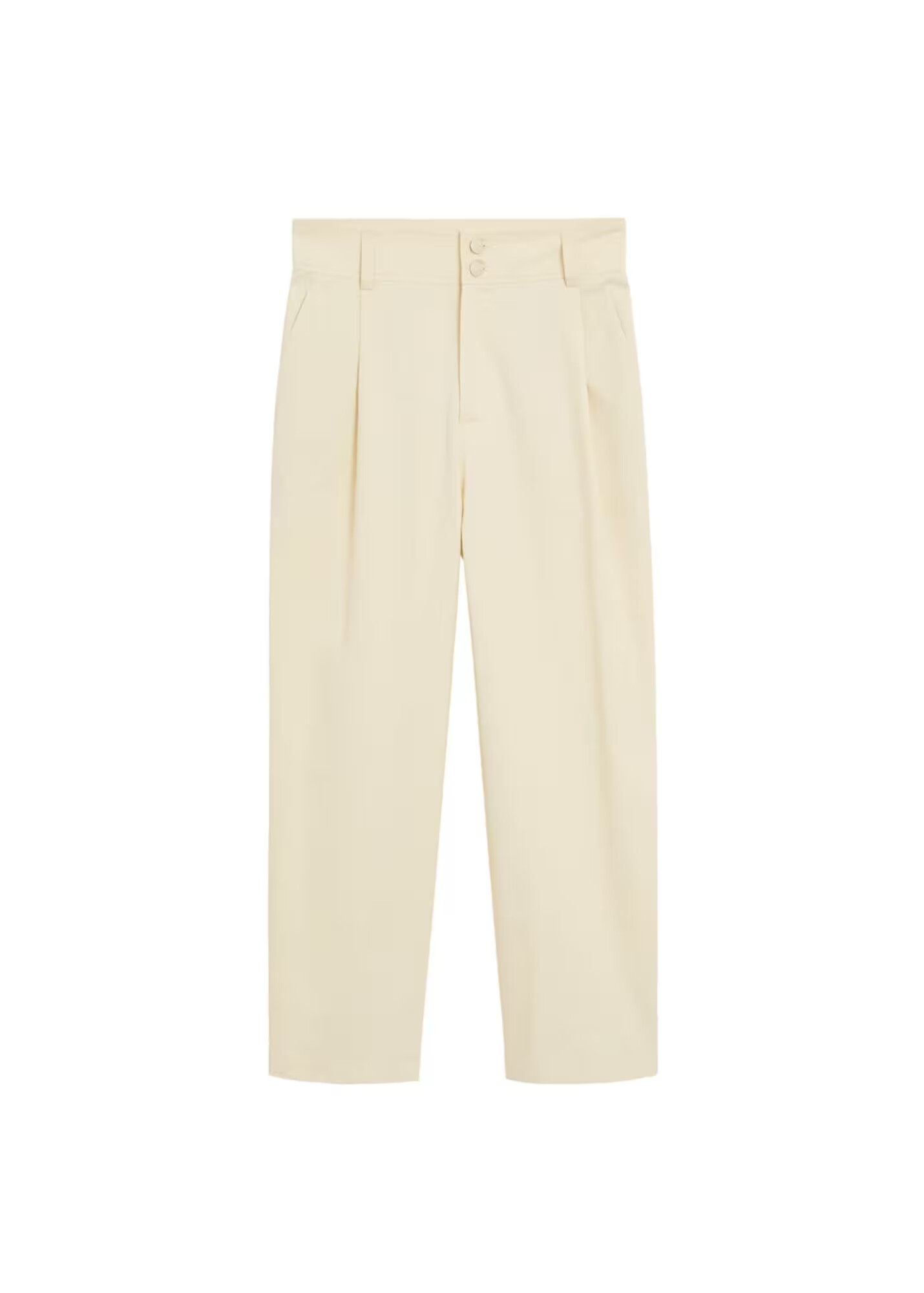 MANGO Pantaloni galben - Pled.ro