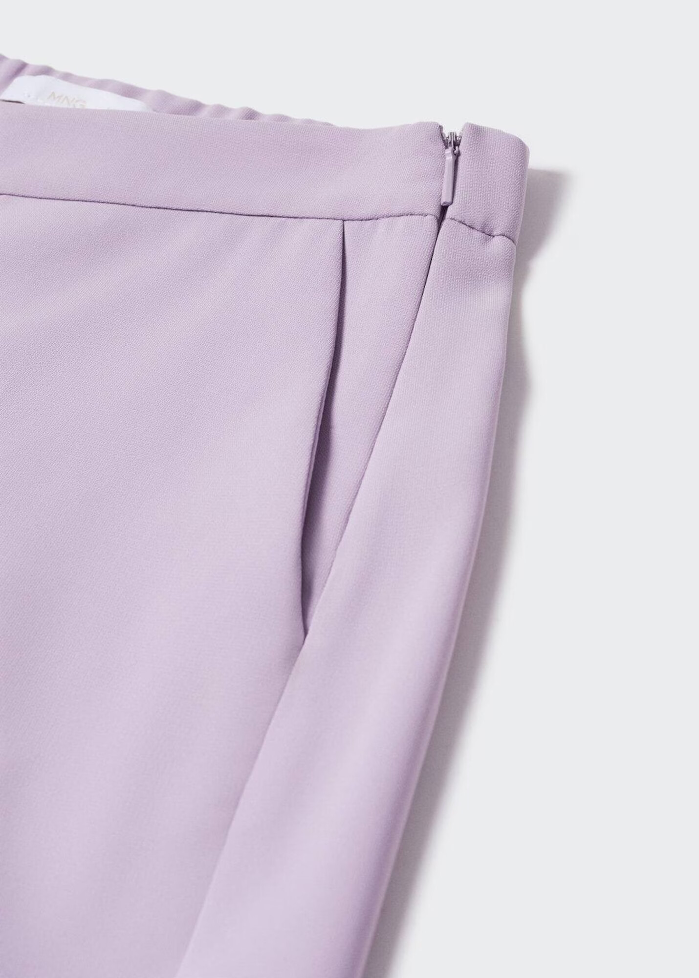 MANGO Pantaloni mov pastel - Pled.ro