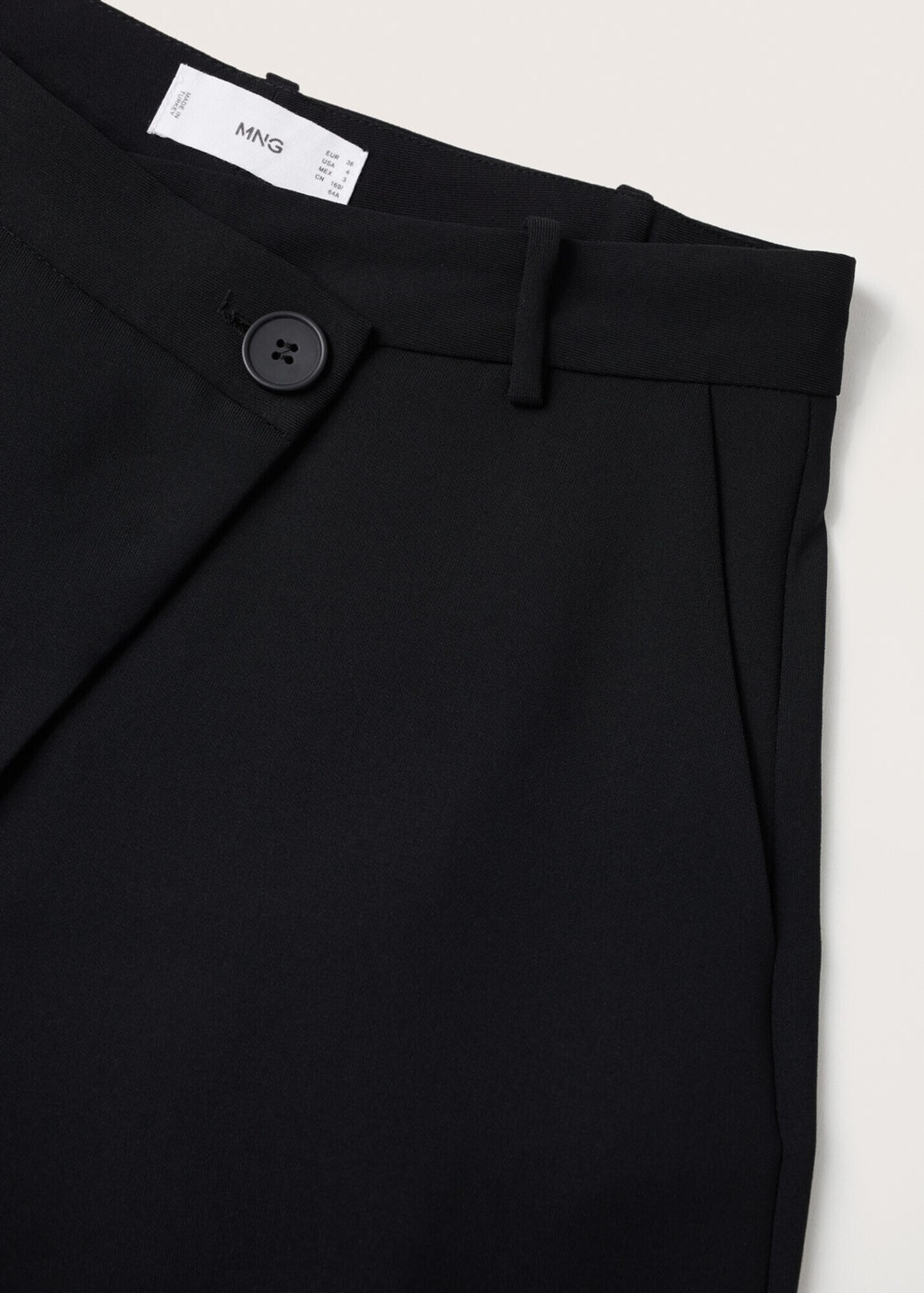 MANGO Pantaloni negru - Pled.ro