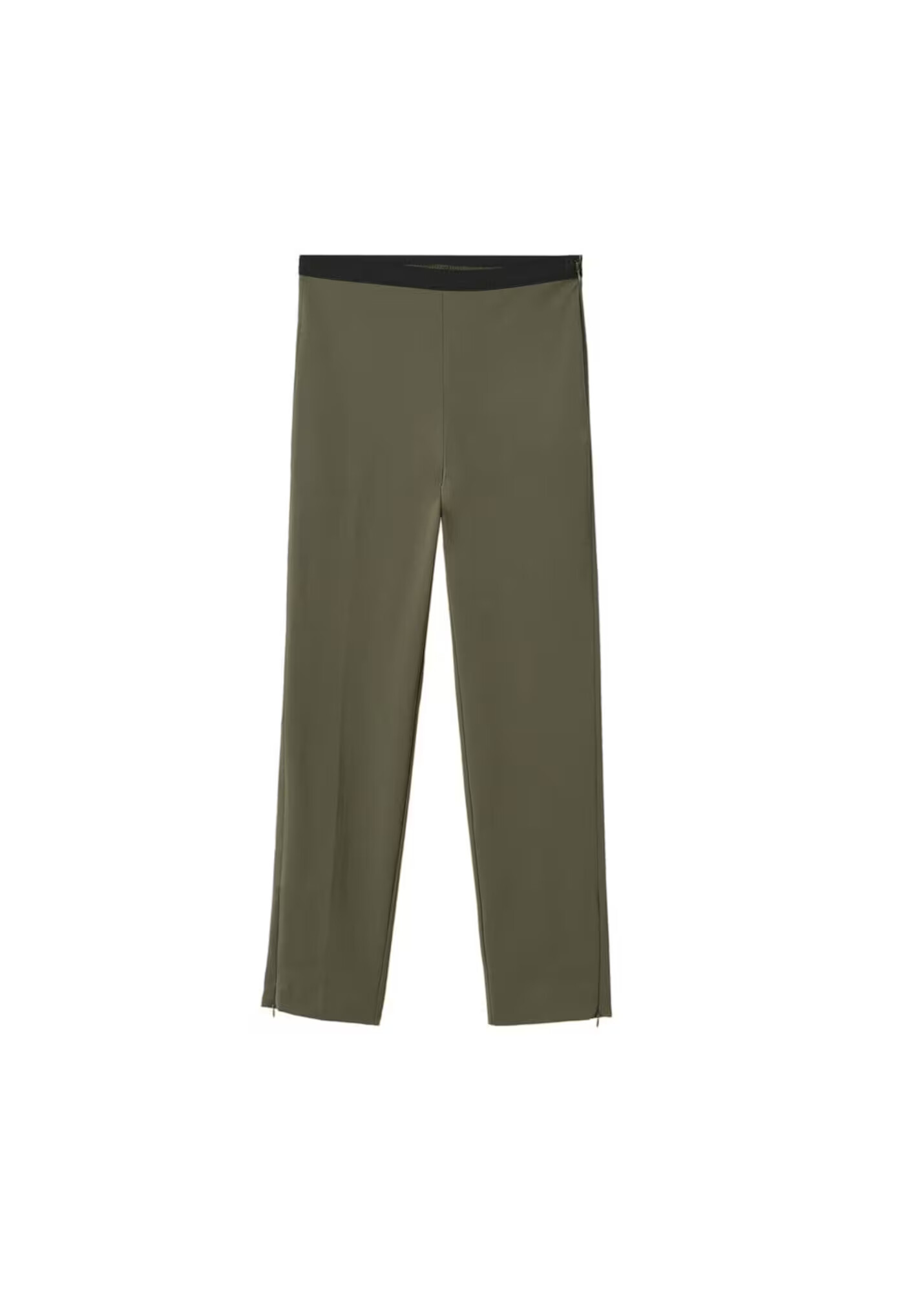 MANGO Pantaloni 'Paola' kaki - Pled.ro