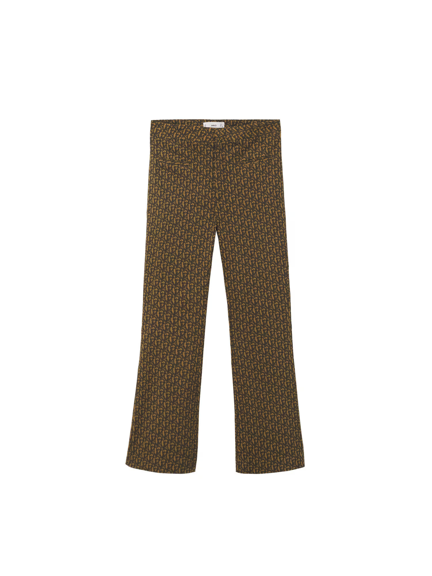 MANGO Pantaloni 'Trumpet2' kaki / oliv - Pled.ro