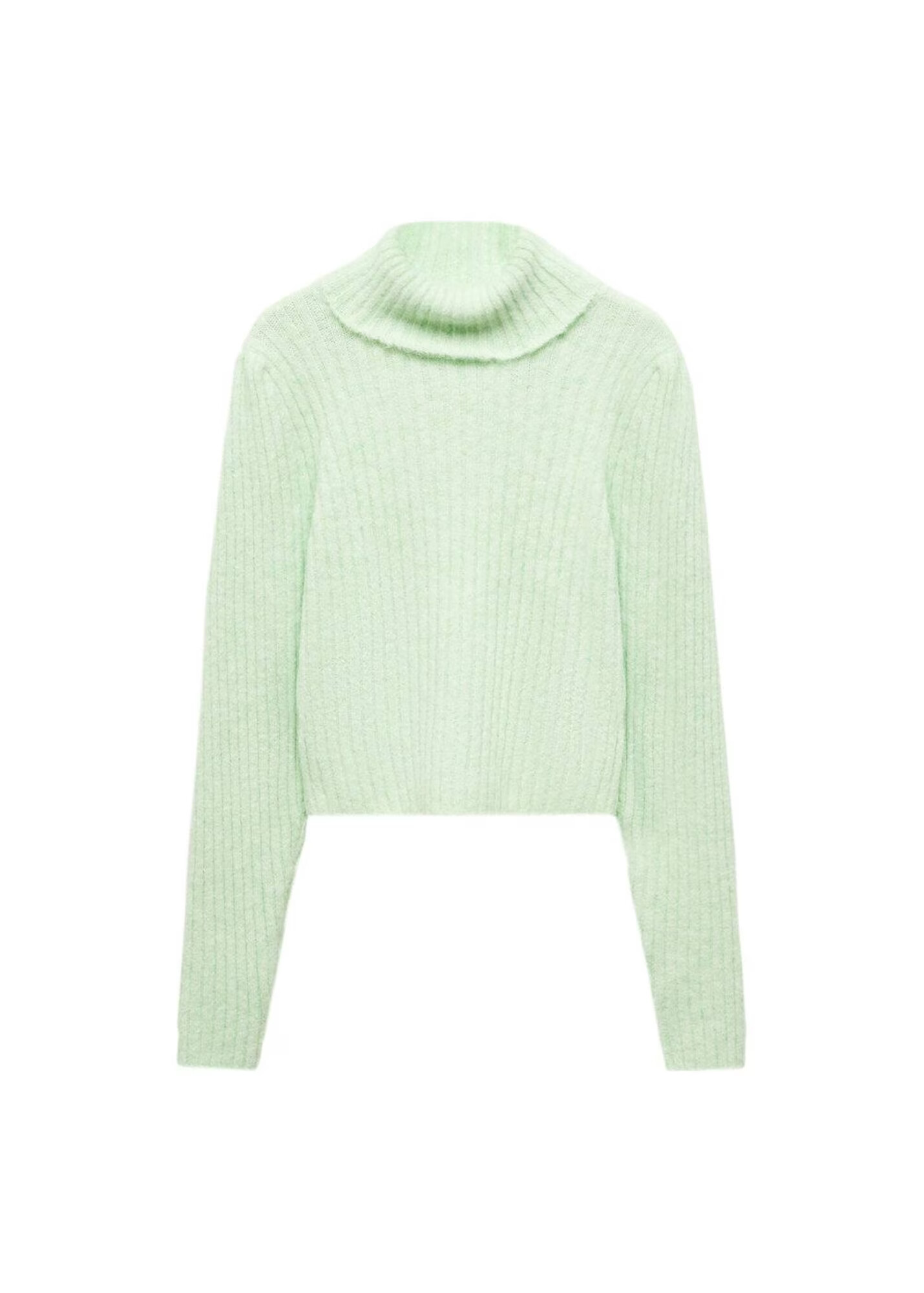 MANGO Pulover 'Pomme' verde pastel - Pled.ro