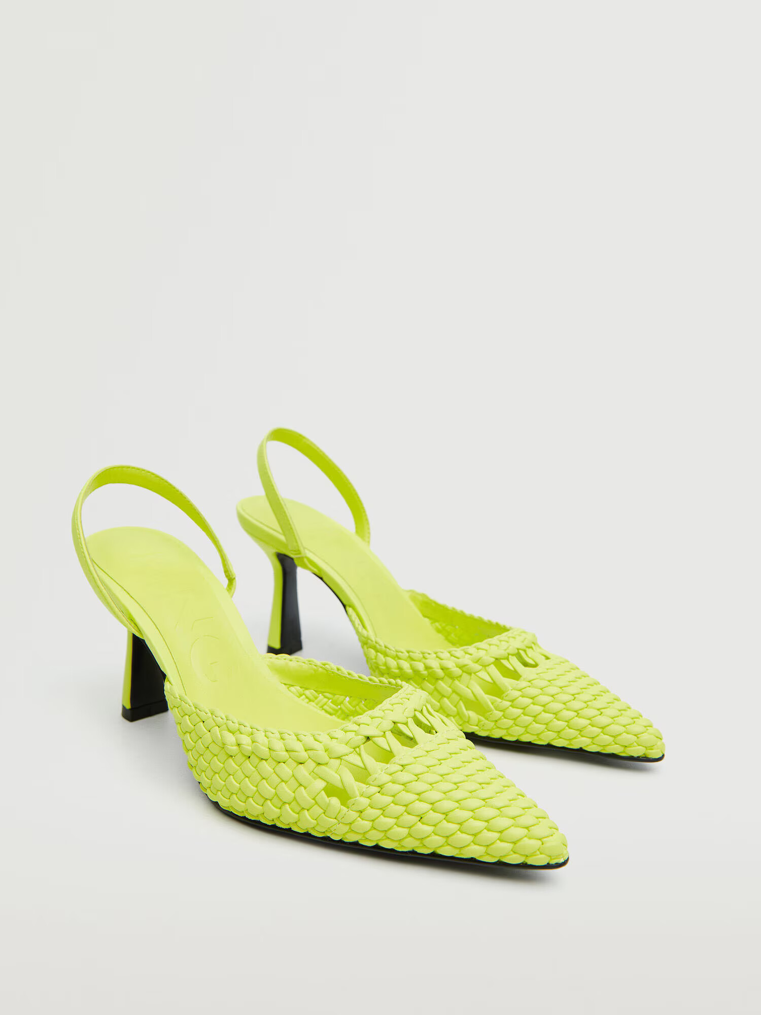 MANGO Pumps 'Paris' galben citron - Pled.ro