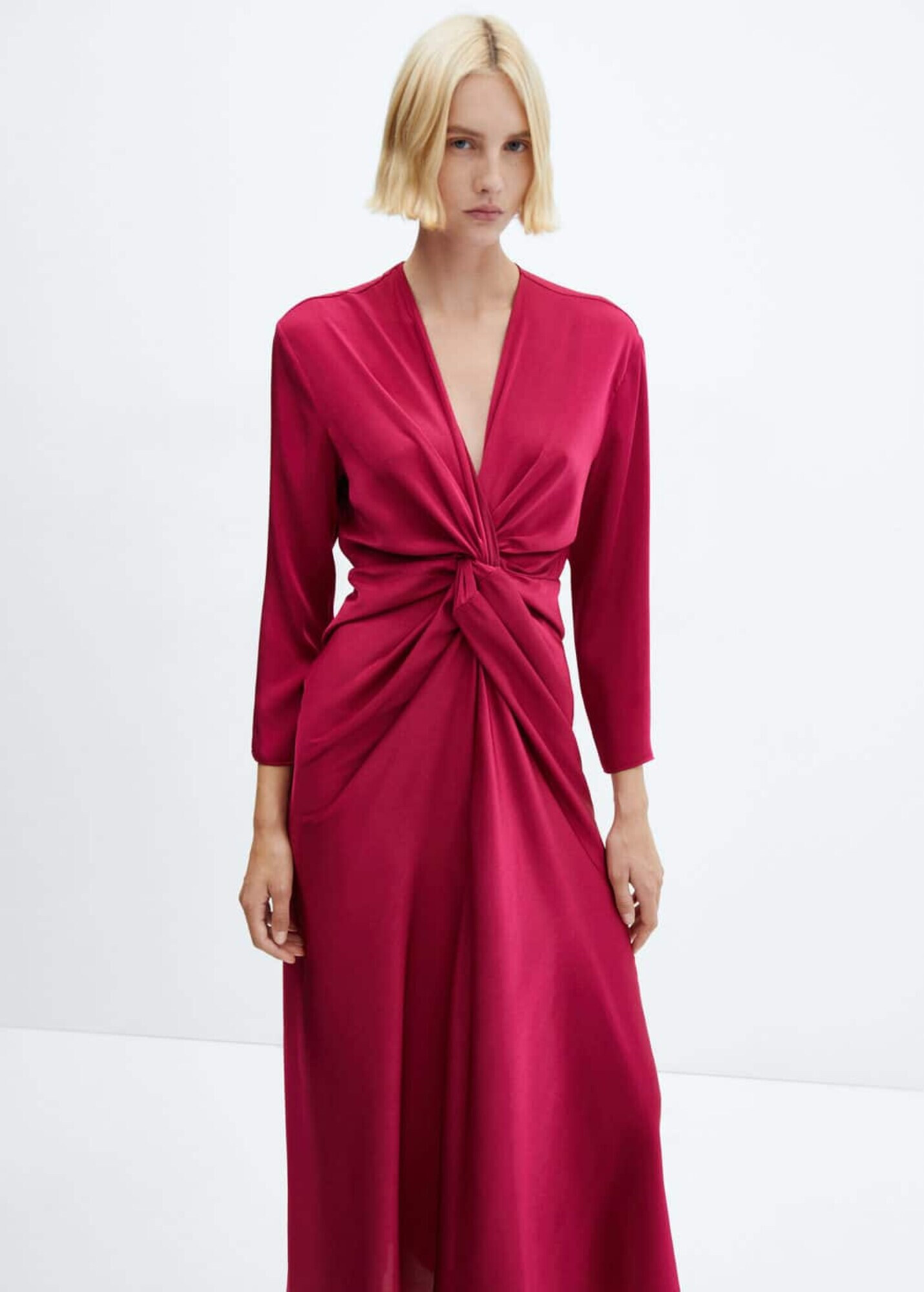 MANGO Rochie de seară 'Fresno' fucsia - Pled.ro