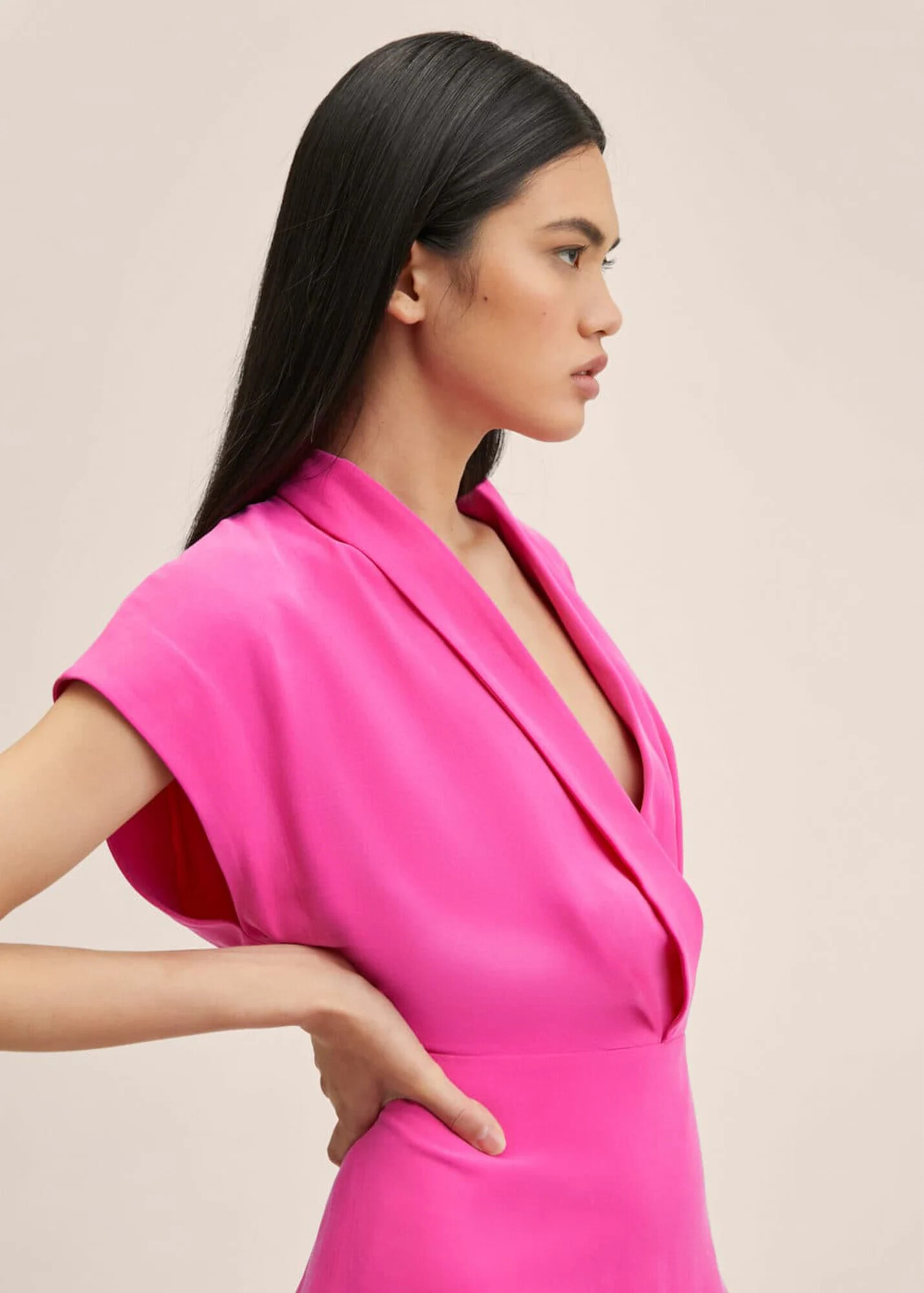 MANGO Rochie 'Palma' fucsia - Pled.ro