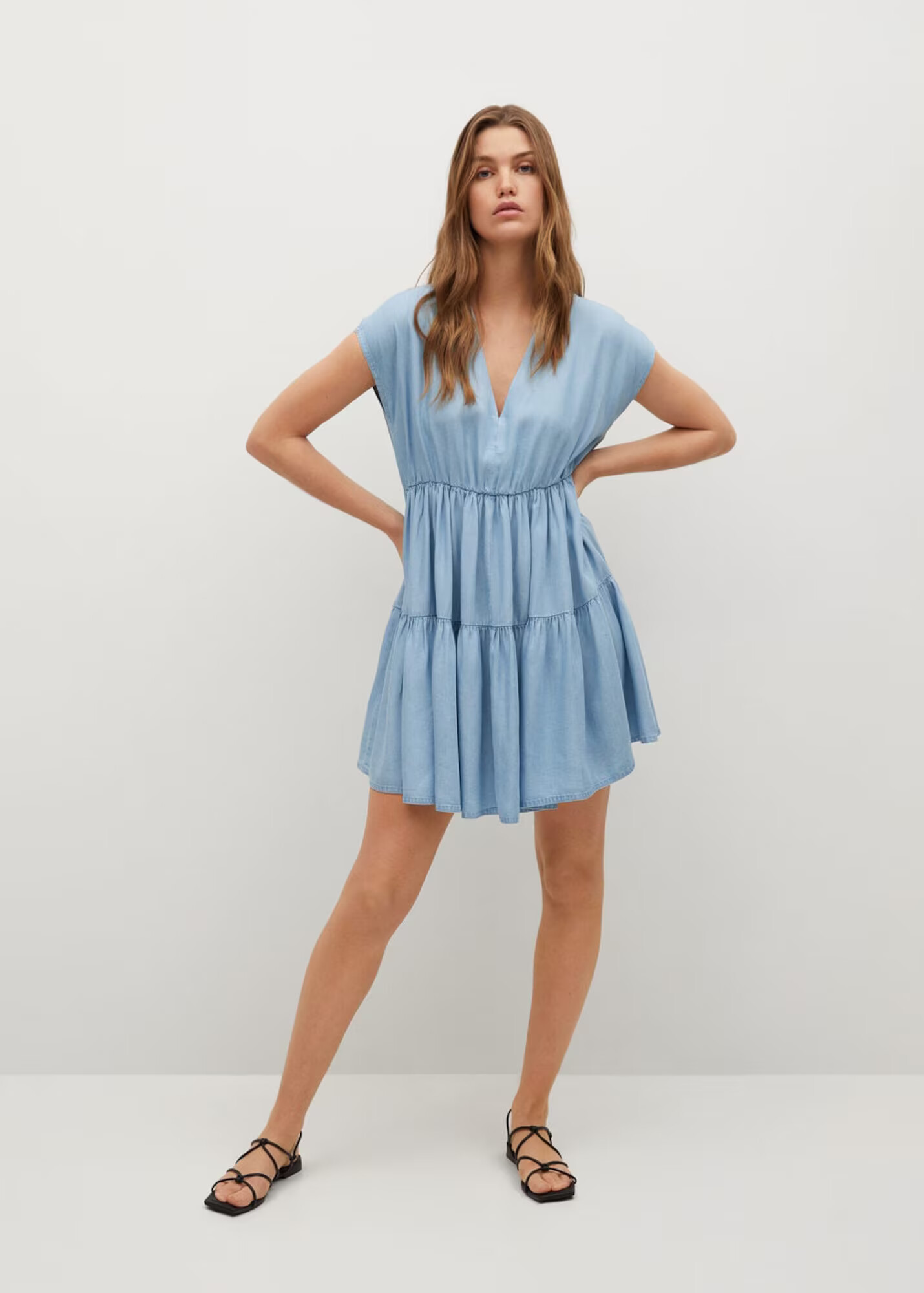 MANGO Rochie 'Siren' albastru cobalt - Pled.ro