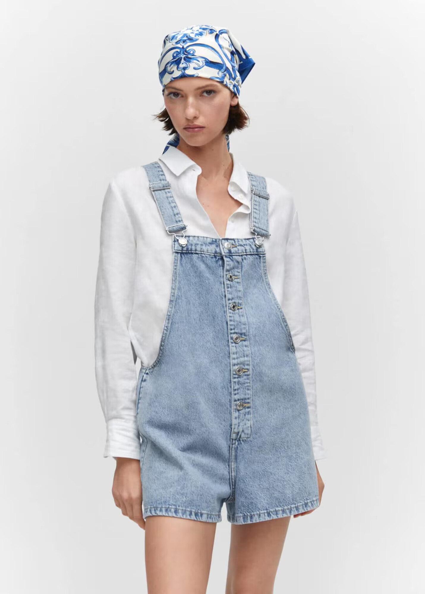 MANGO Salopetă 'Iris' albastru denim - Pled.ro