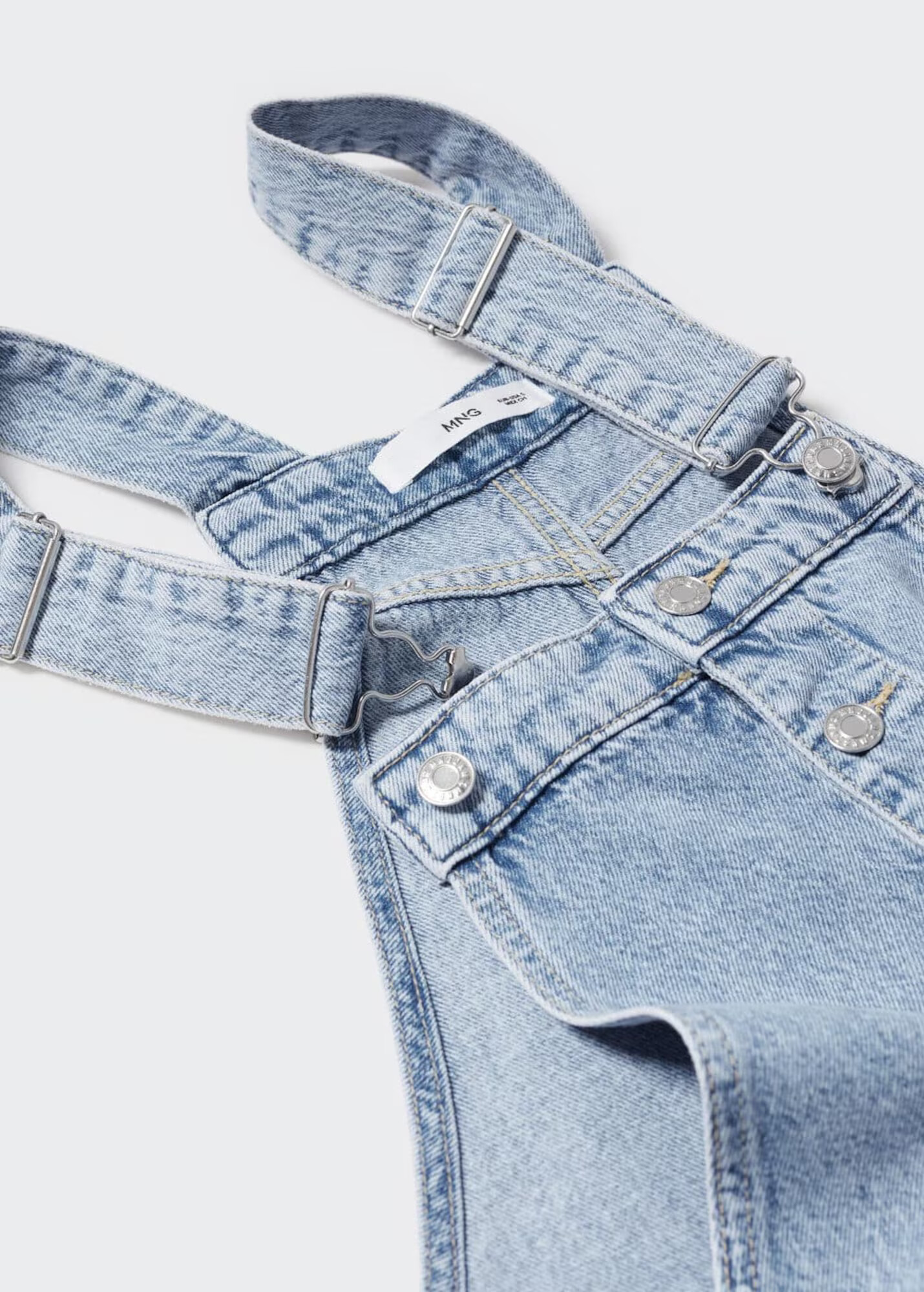 MANGO Salopetă 'Iris' albastru denim - Pled.ro