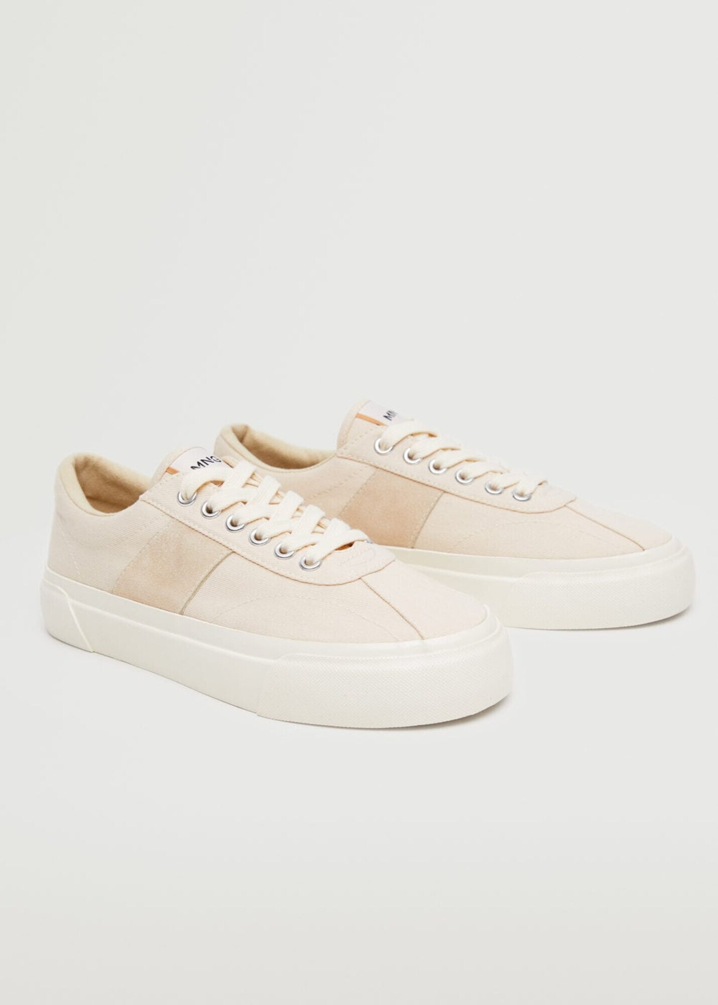 MANGO Sneaker low 'Cali' culoarea pielii - Pled.ro