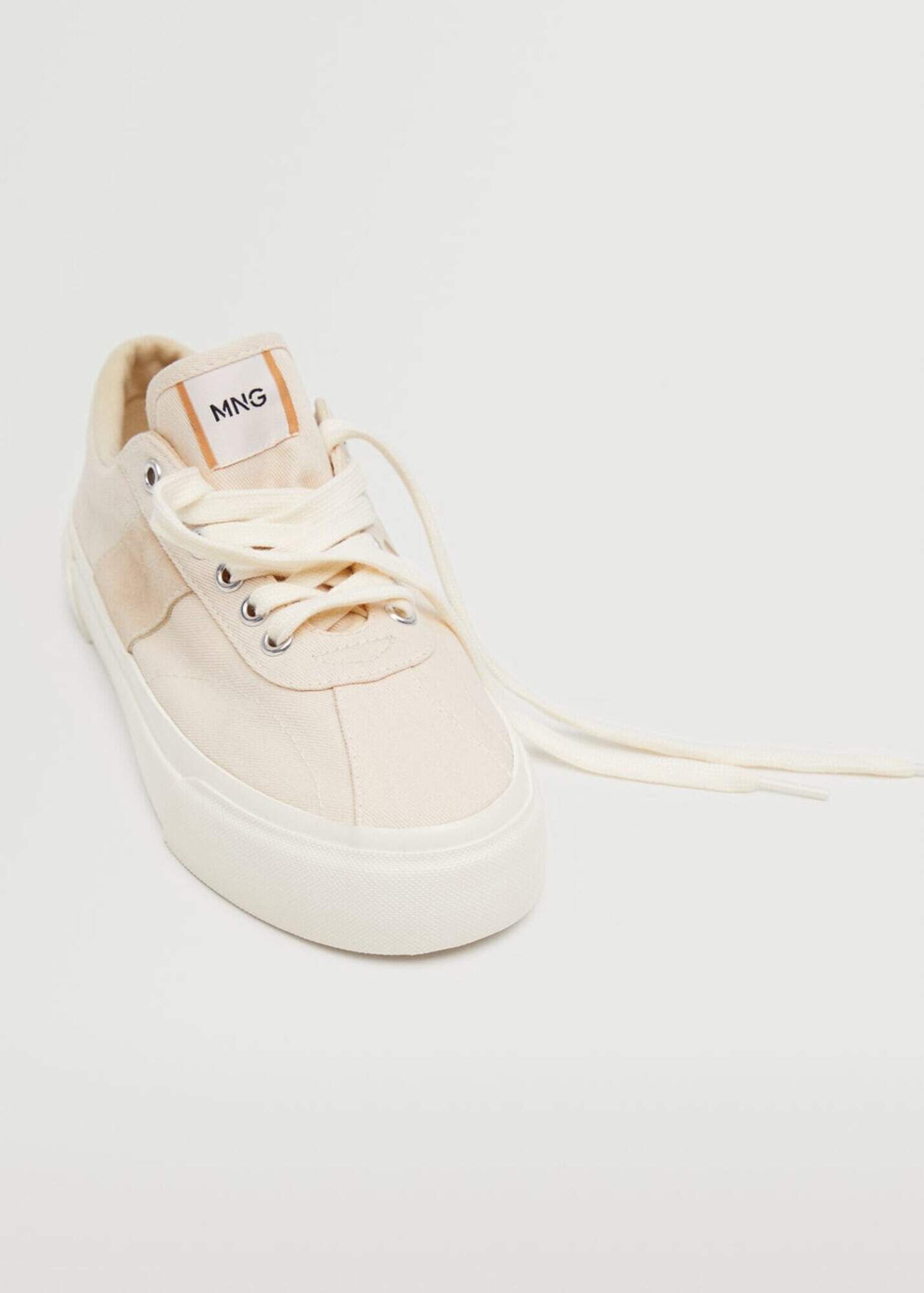 MANGO Sneaker low 'Cali' culoarea pielii - Pled.ro