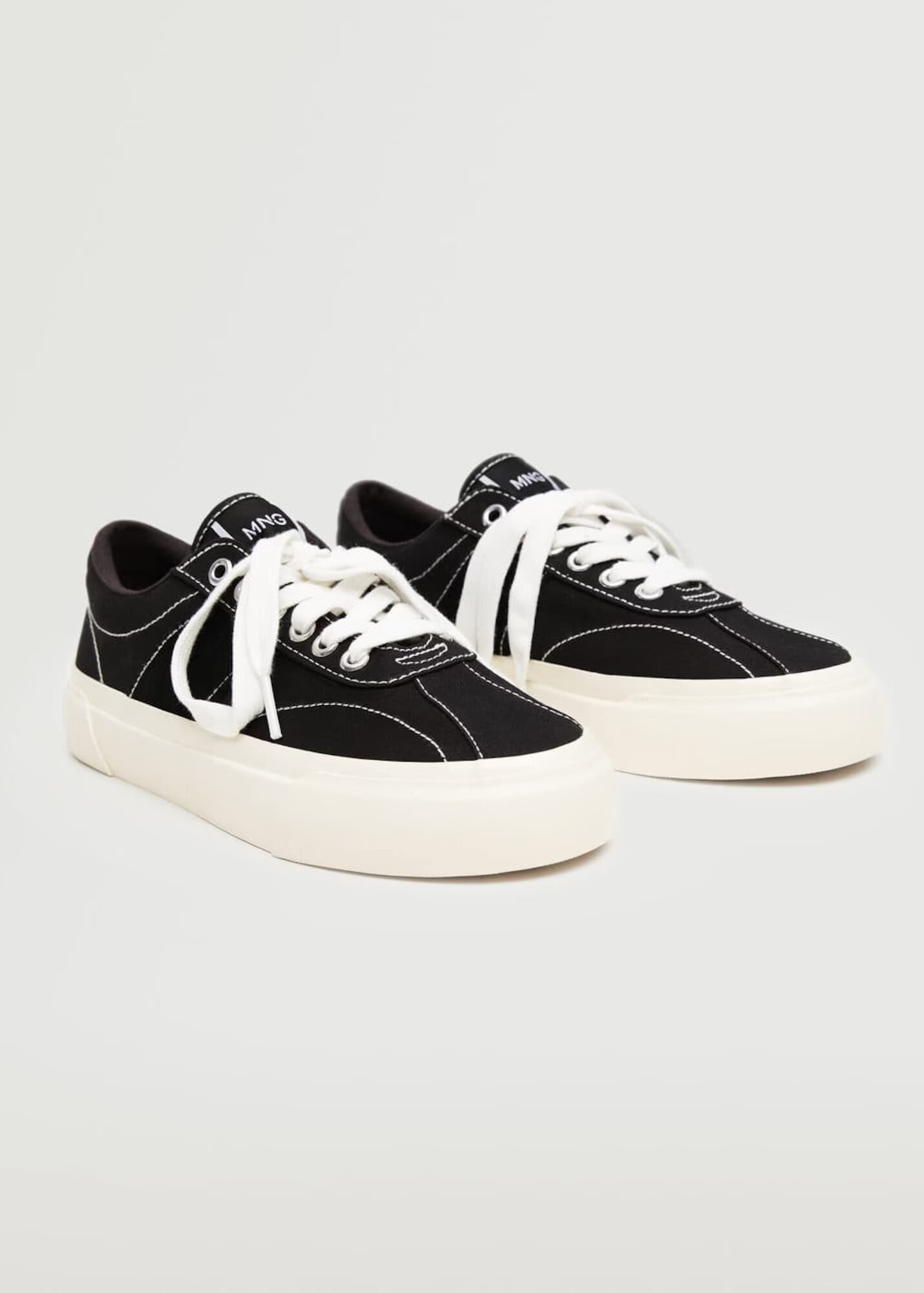 MANGO Sneaker low 'Cali' negru - Pled.ro