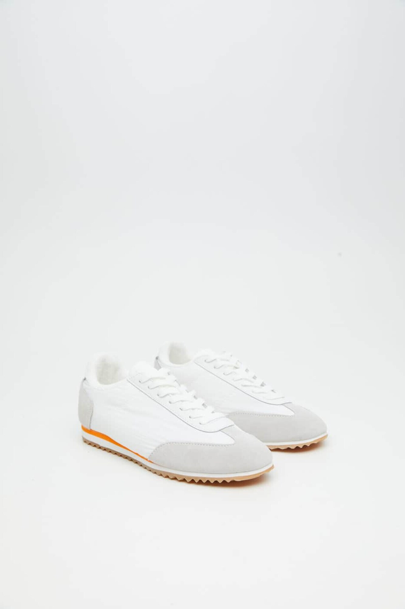 MANGO Sneaker low gri deschis / alb - Pled.ro