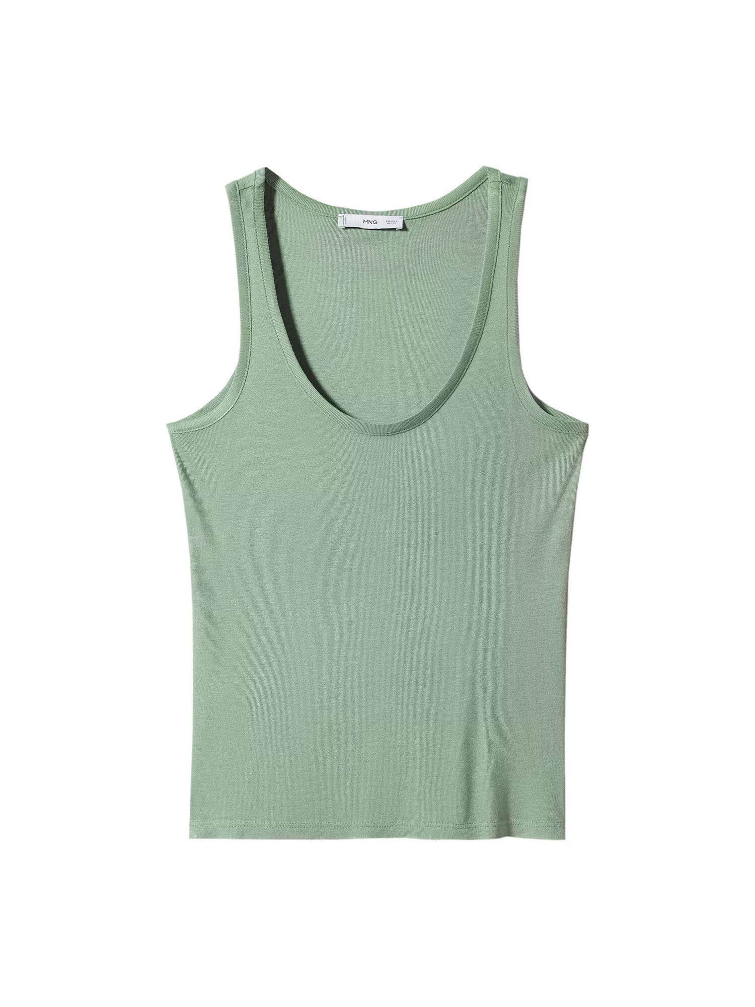 MANGO Top 'BOBAR' verde jad - Pled.ro