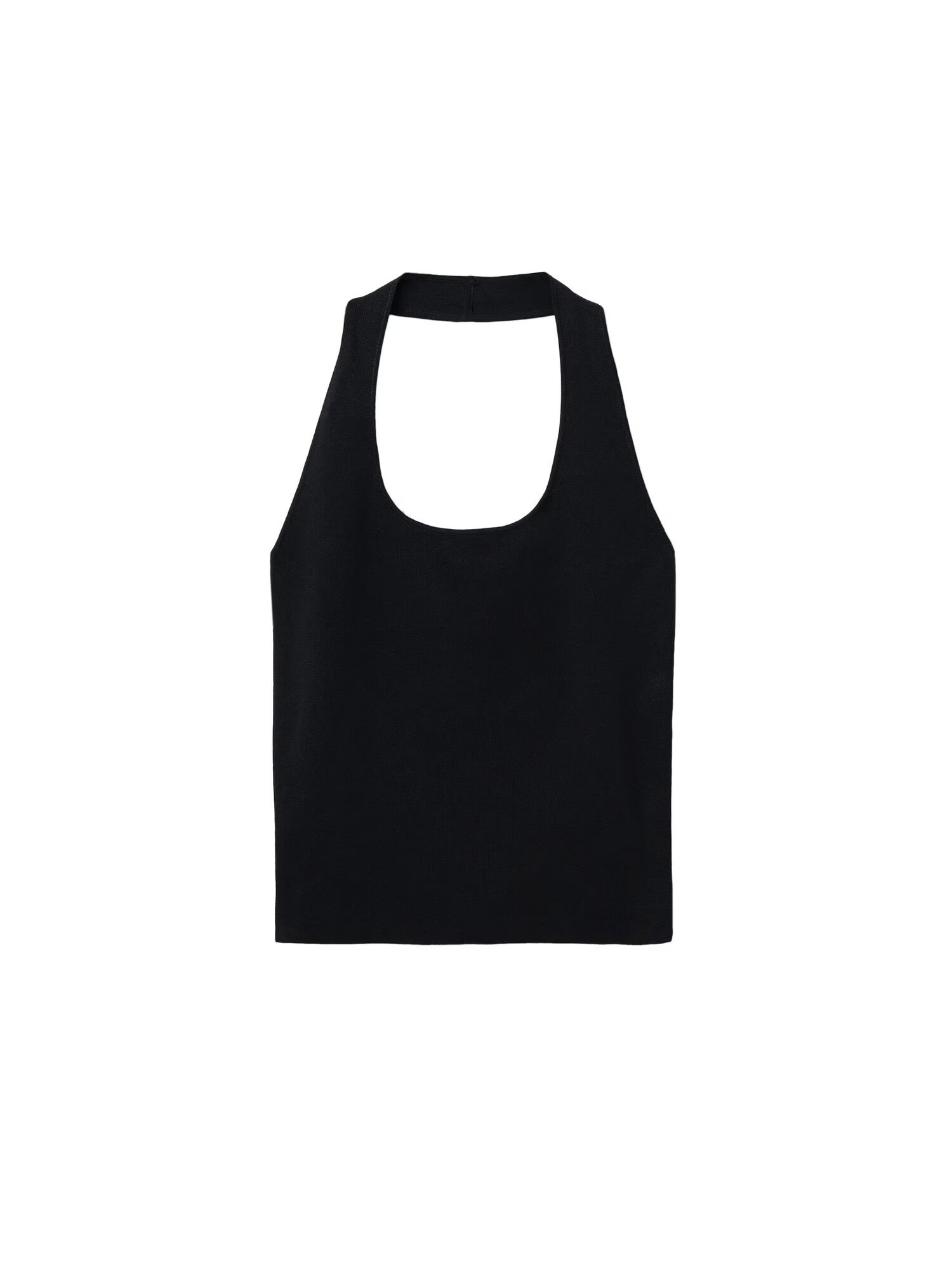 MANGO Top brodat 'DEAN' negru - Pled.ro