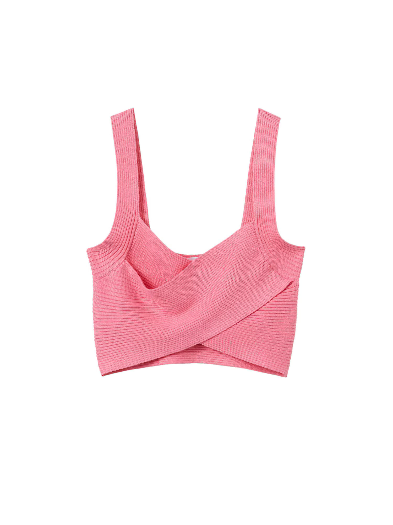 MANGO Top brodat 'EVA' roz deschis - Pled.ro