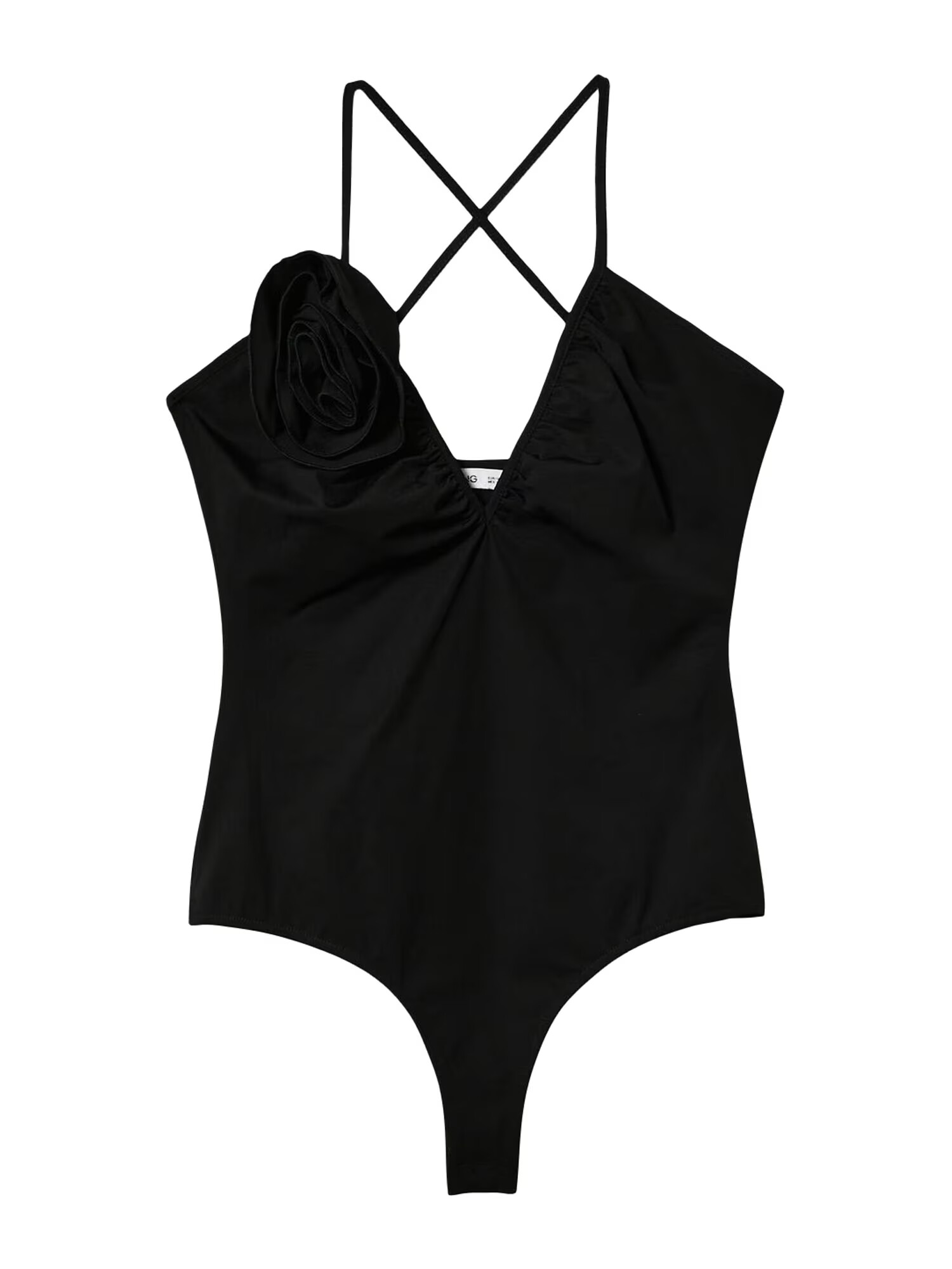 MANGO Tricou body 'Xplunge' negru - Pled.ro