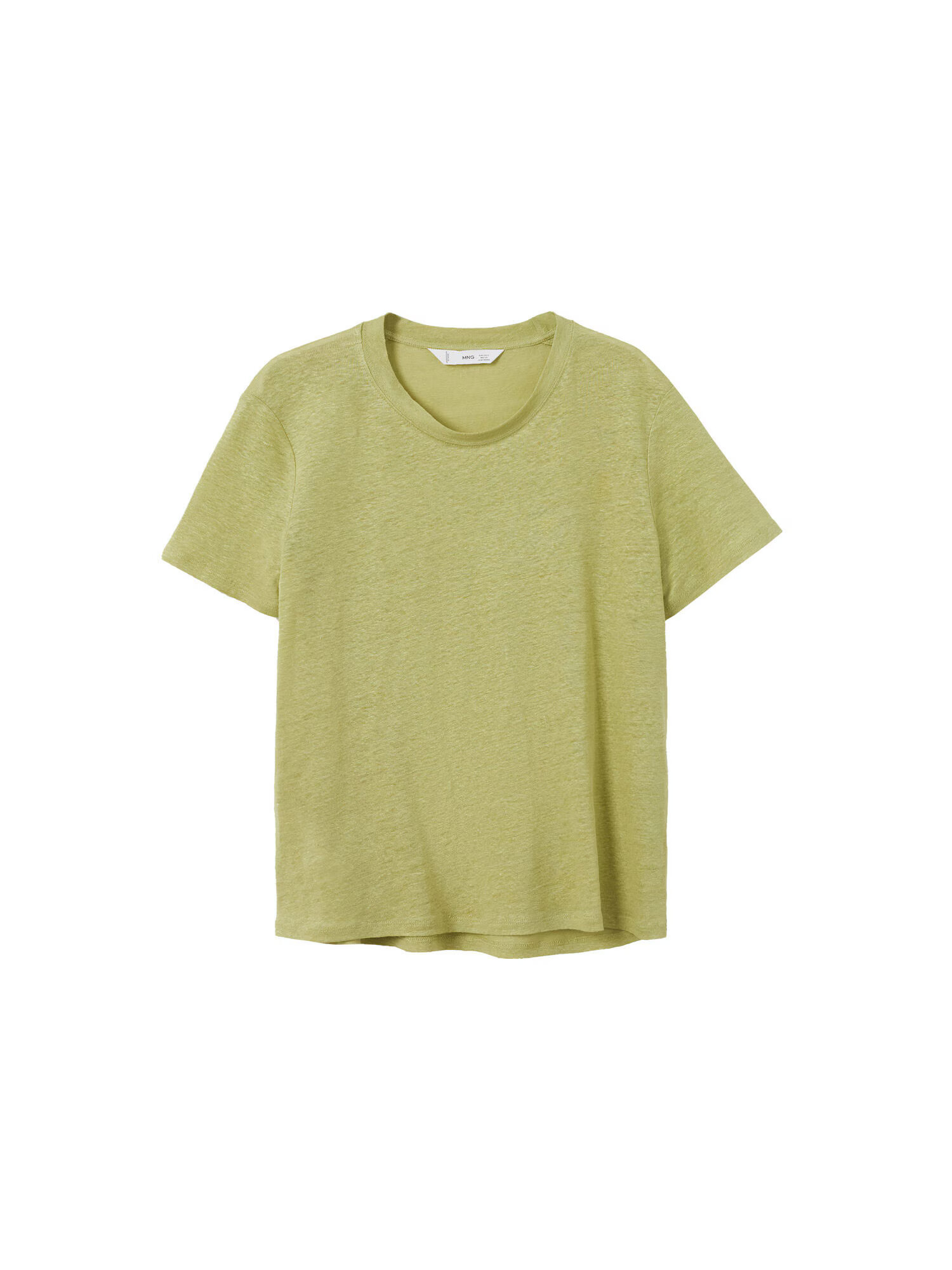 MANGO Tricou 'LISINO' verde măr - Pled.ro