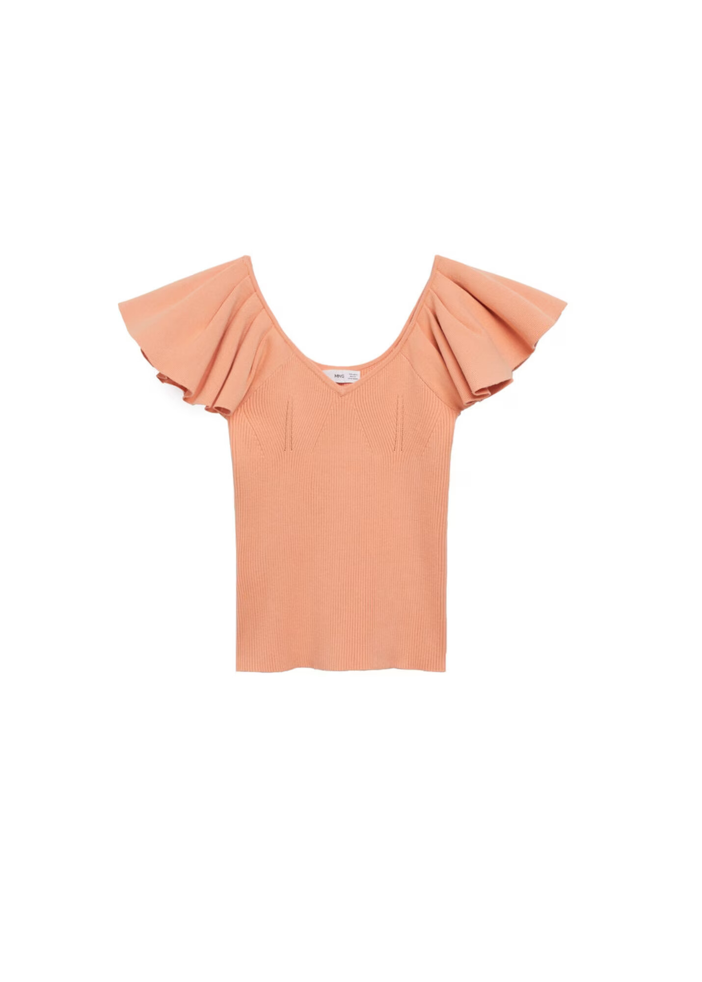 MANGO Tricou 'Lola' portocaliu pastel - Pled.ro