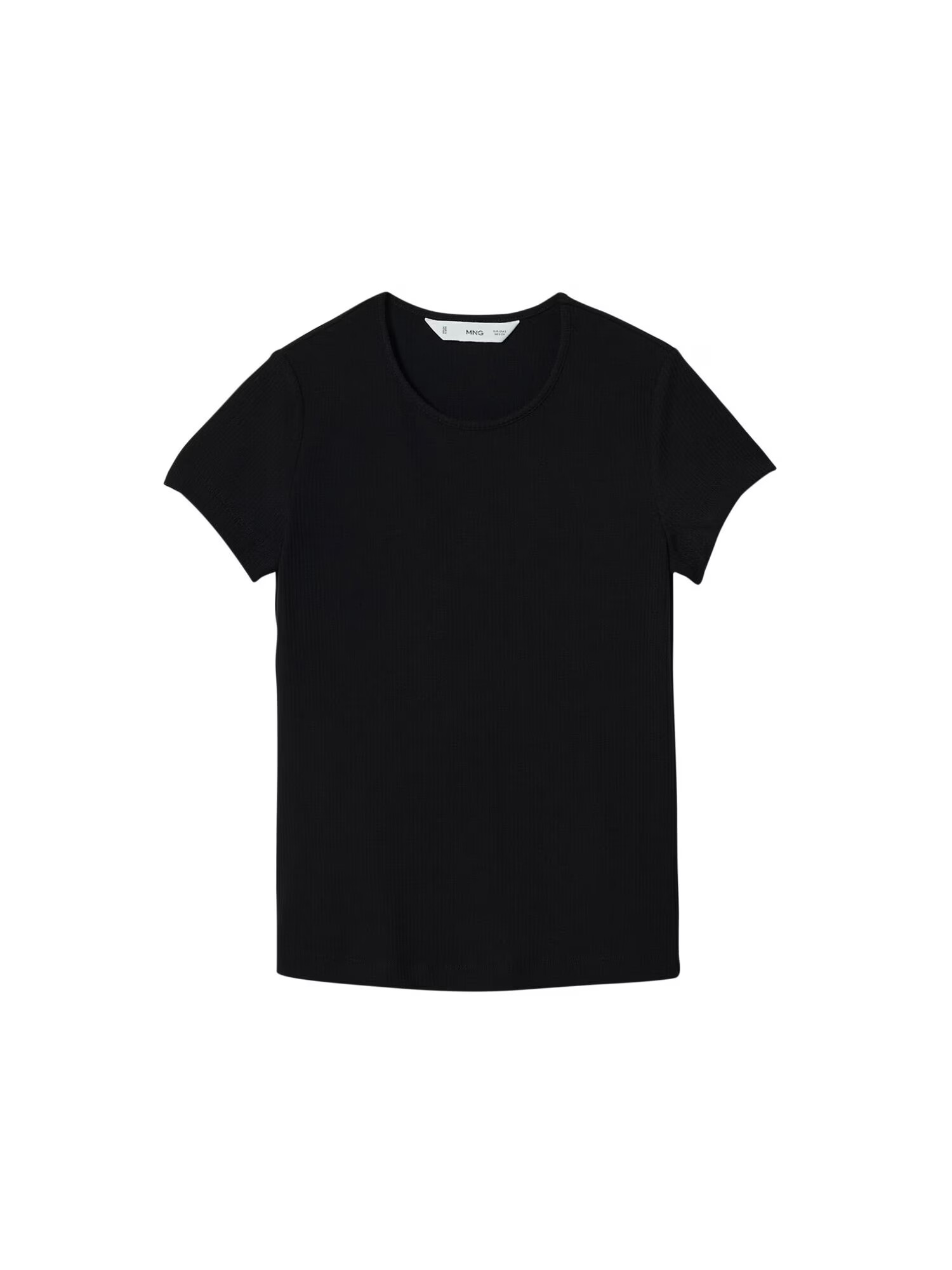 MANGO Tricou negru - Pled.ro