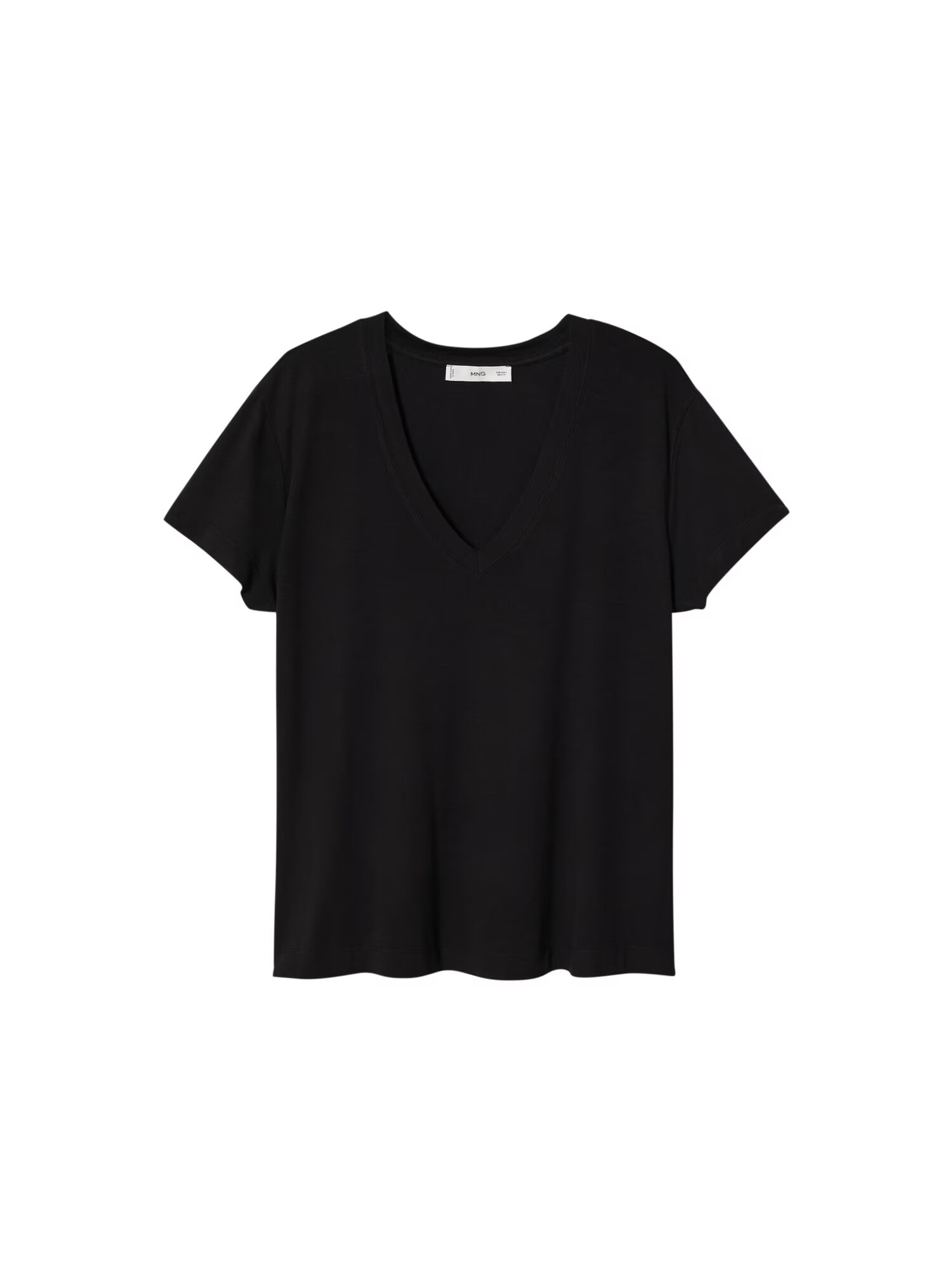 MANGO Tricou 'Vispi' negru - Pled.ro