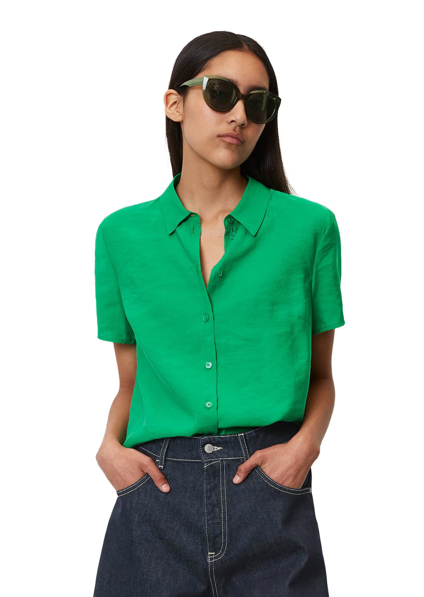 Marc O'Polo DENIM Bluză verde iarbă - Pled.ro