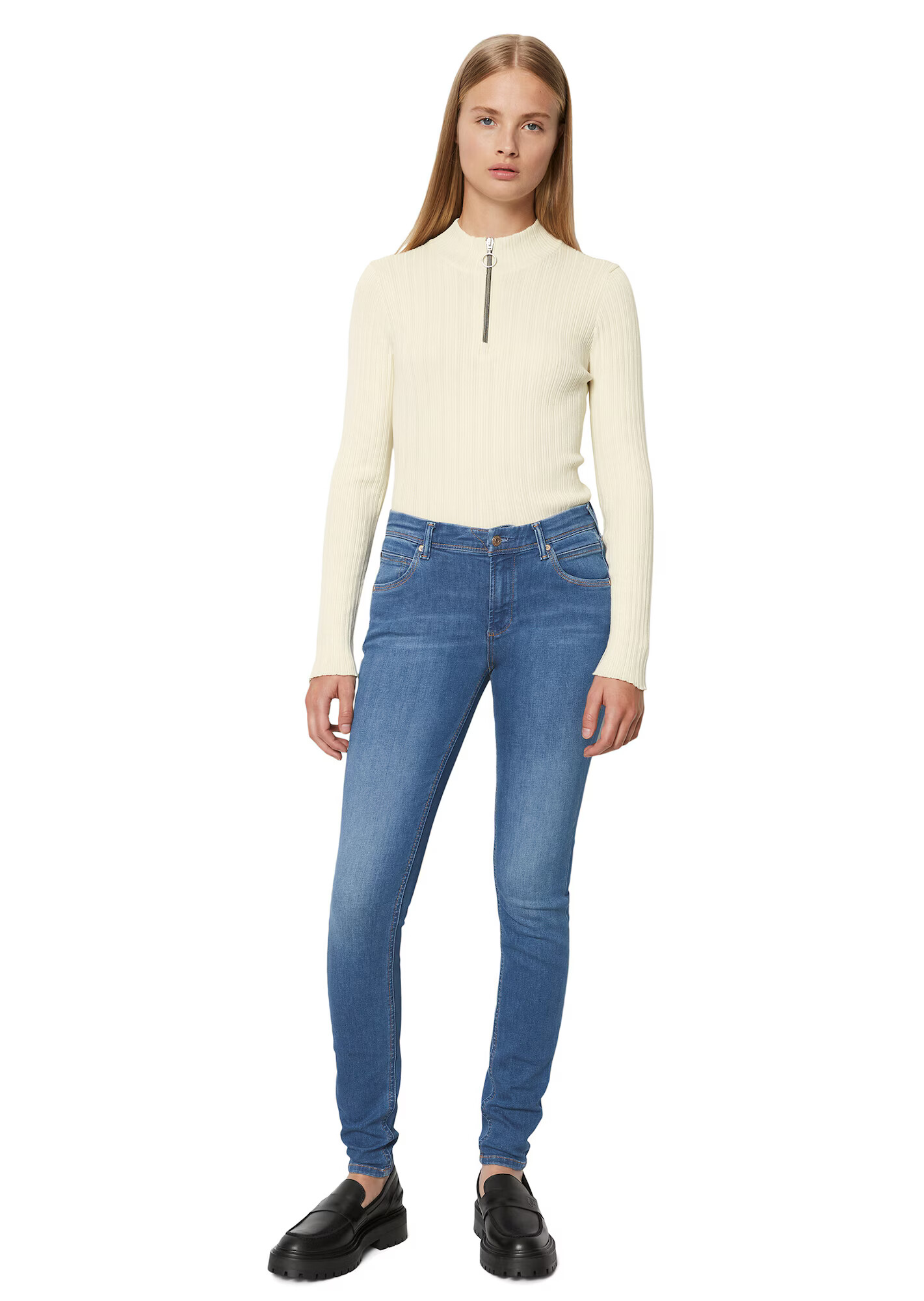 Marc O'Polo DENIM Jeans 'Alva' albastru denim - Pled.ro