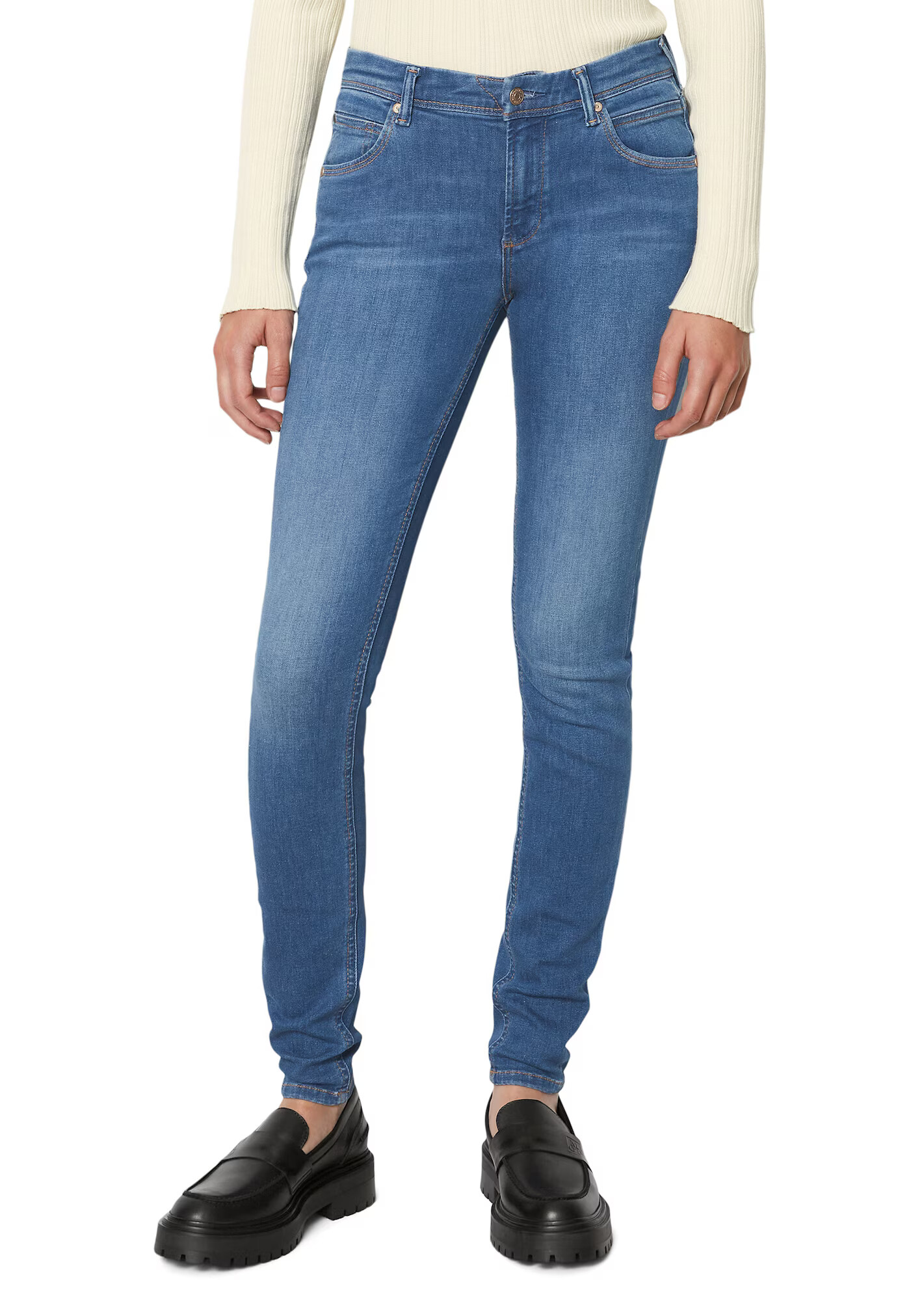 Marc O'Polo DENIM Jeans 'Alva' albastru denim - Pled.ro