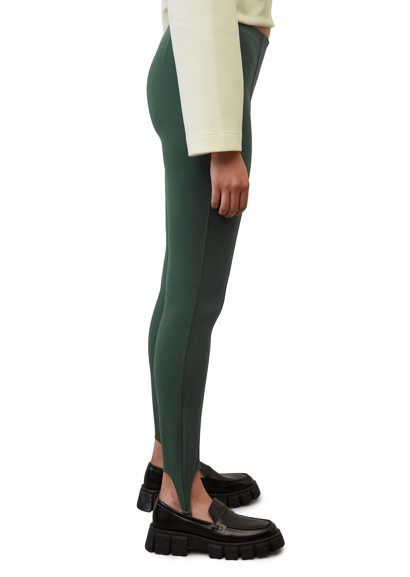 Marc O'Polo DENIM Leggings verde / alb - Pled.ro