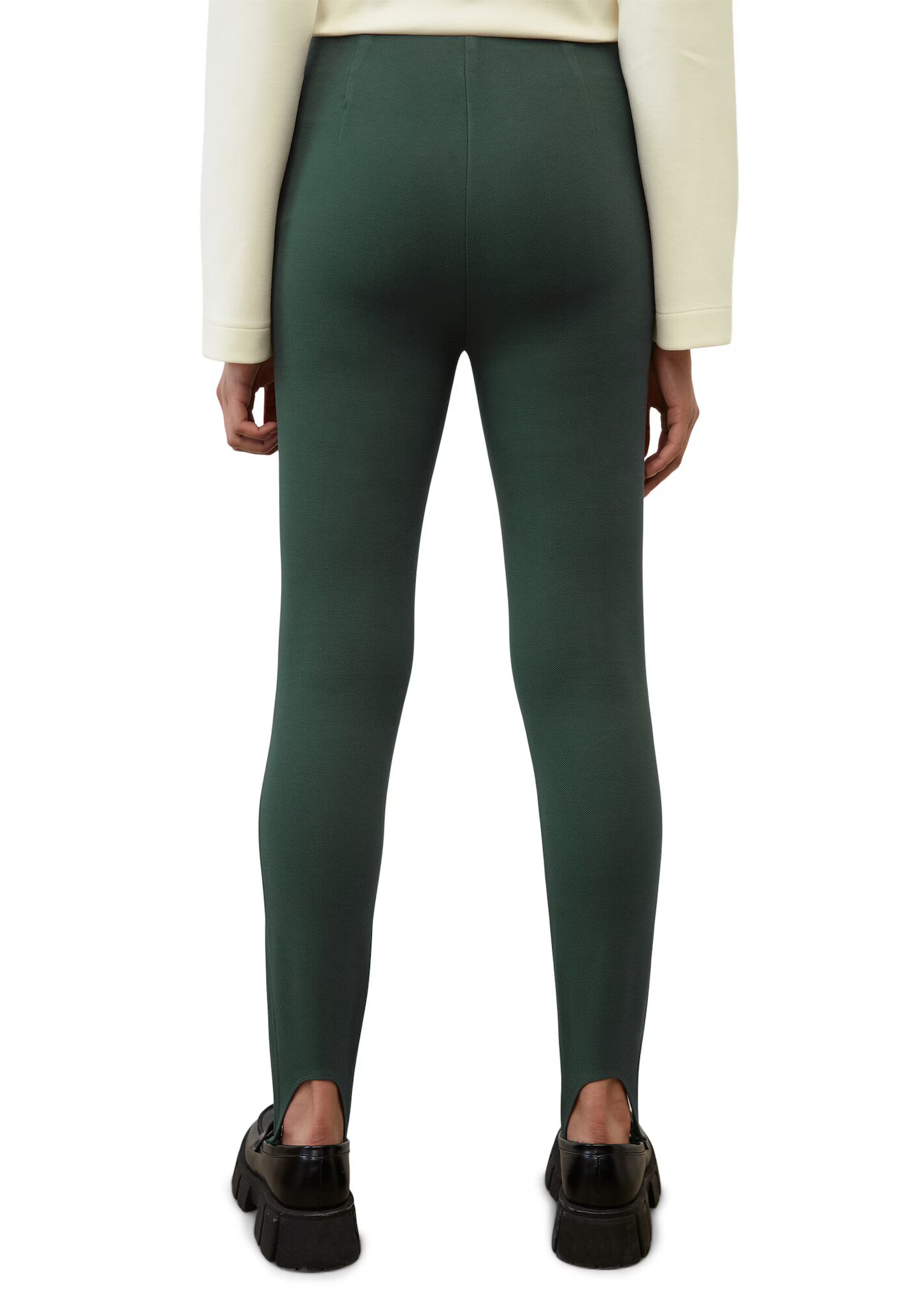 Marc O'Polo DENIM Leggings verde / alb - Pled.ro