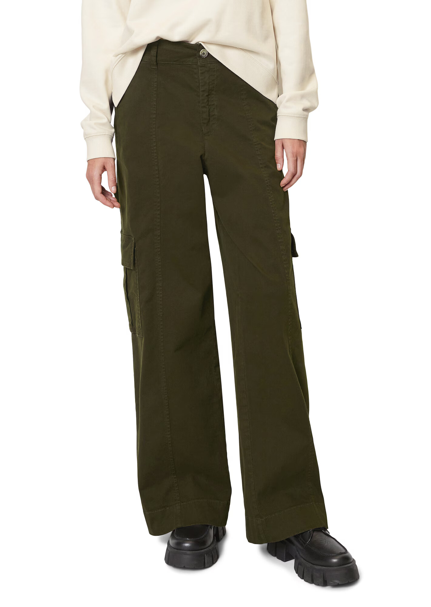 Marc O'Polo DENIM Pantaloni cu buzunare verde pin - Pled.ro