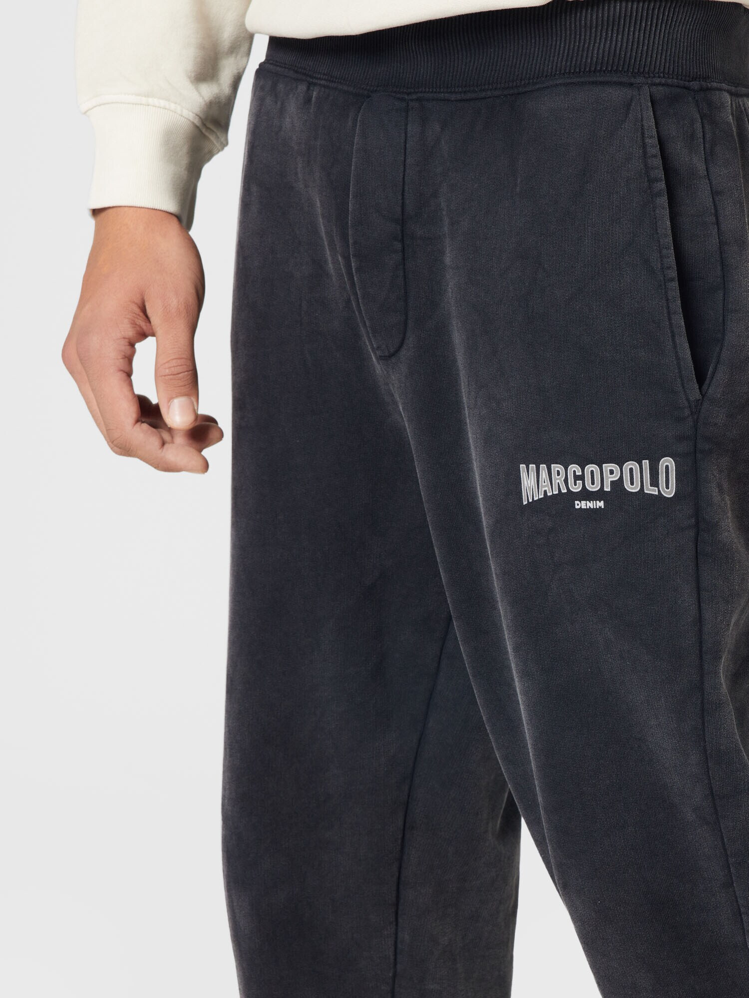 Marc O'Polo DENIM Pantaloni gri / negru - Pled.ro