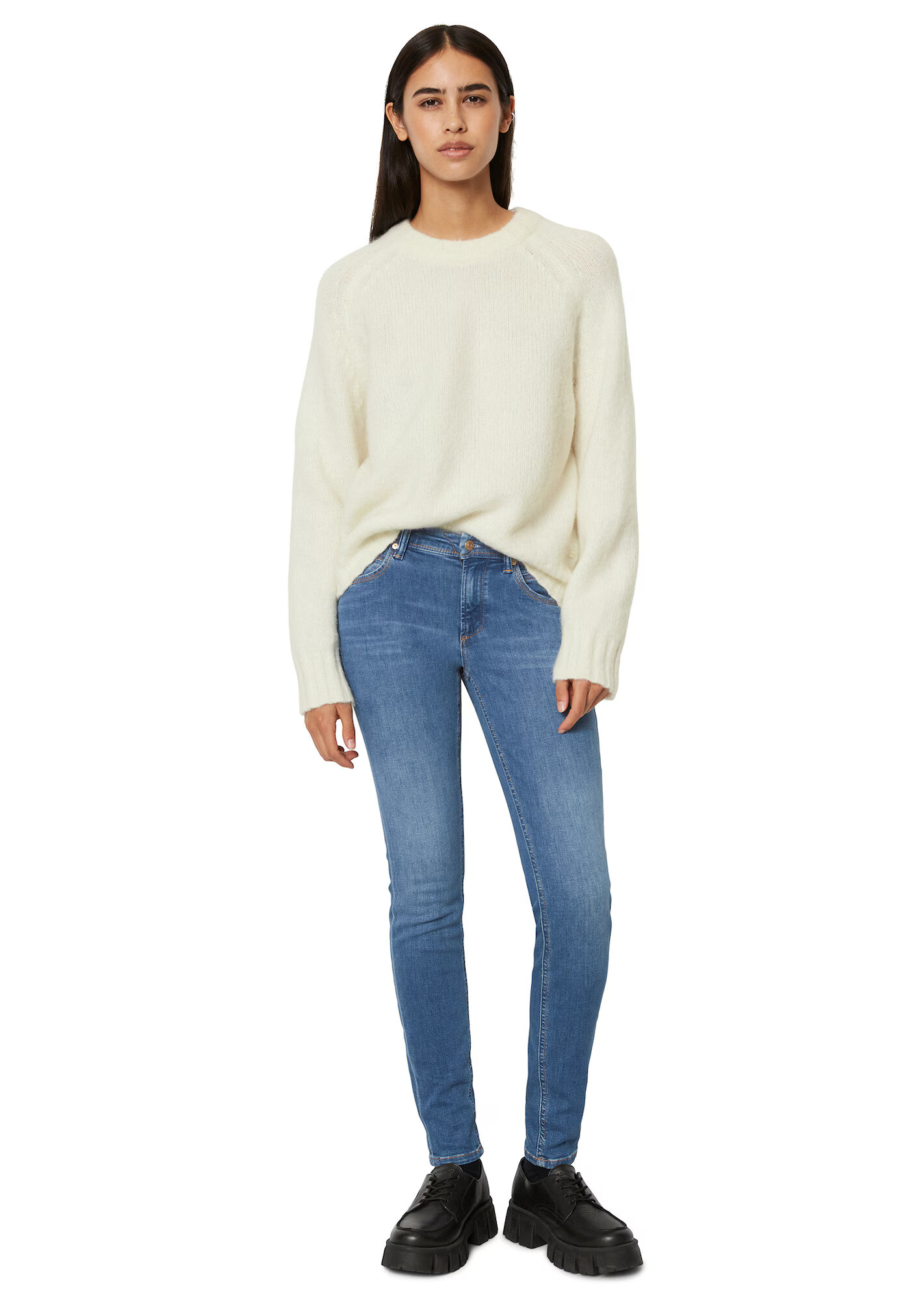 Marc O'Polo DENIM Pulover alb natural - Pled.ro