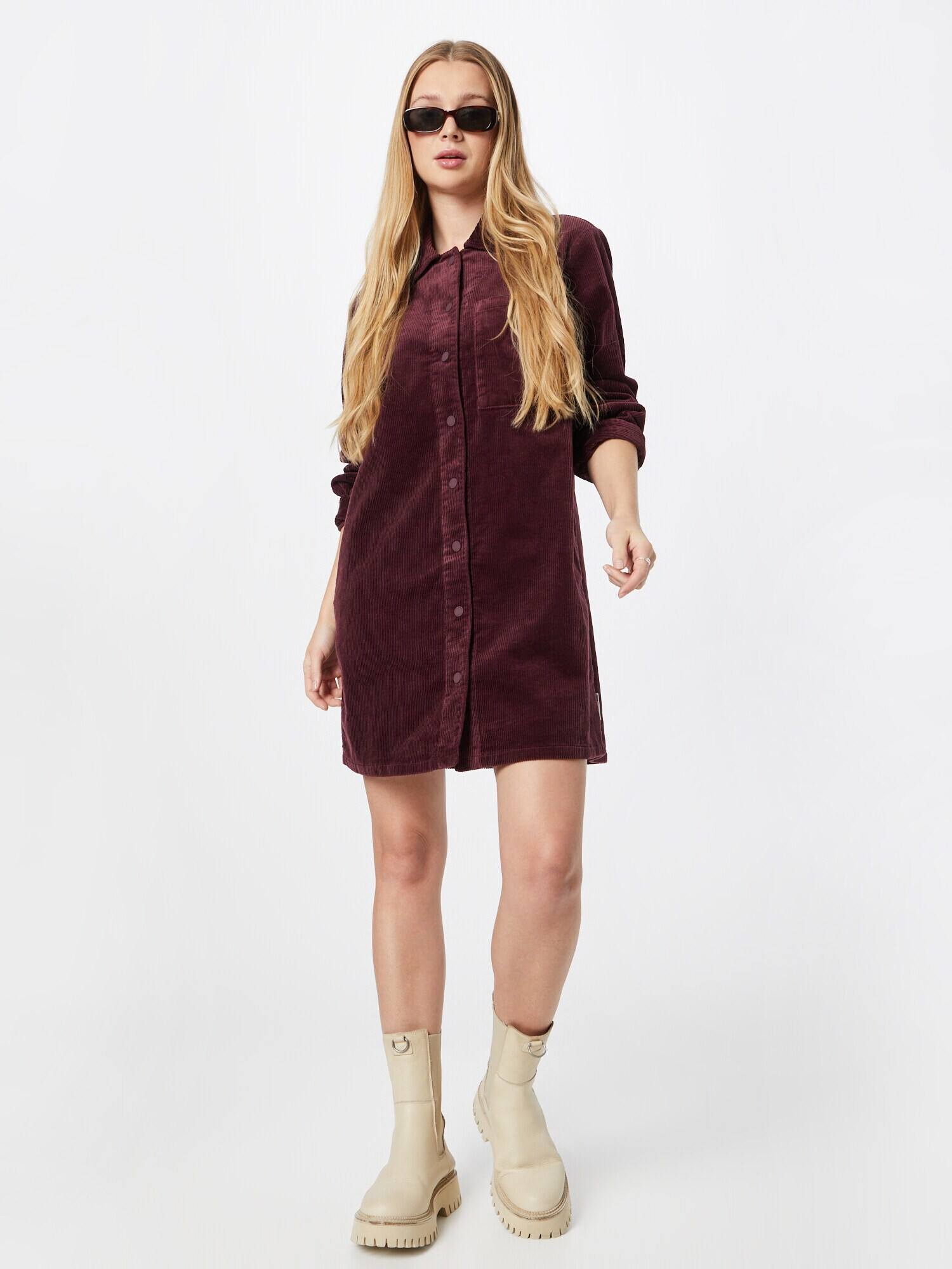 Marc O'Polo DENIM Rochie tip bluză roșu bordeaux - Pled.ro