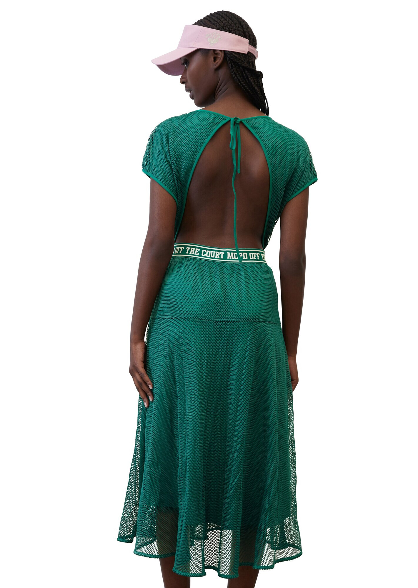 Marc O'Polo DENIM Rochie verde smarald / alb - Pled.ro