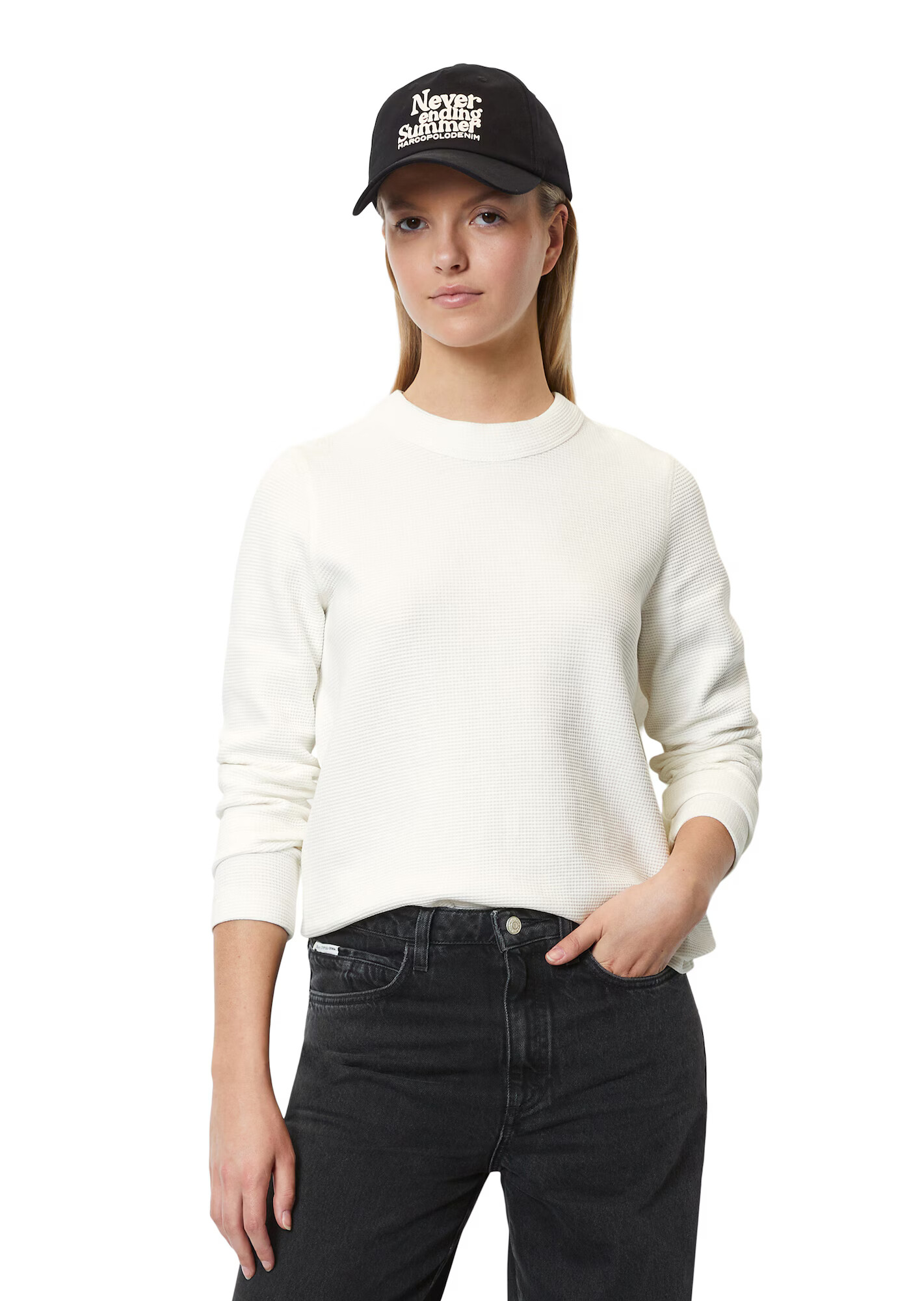 Marc O'Polo DENIM Tricou alb natural - Pled.ro