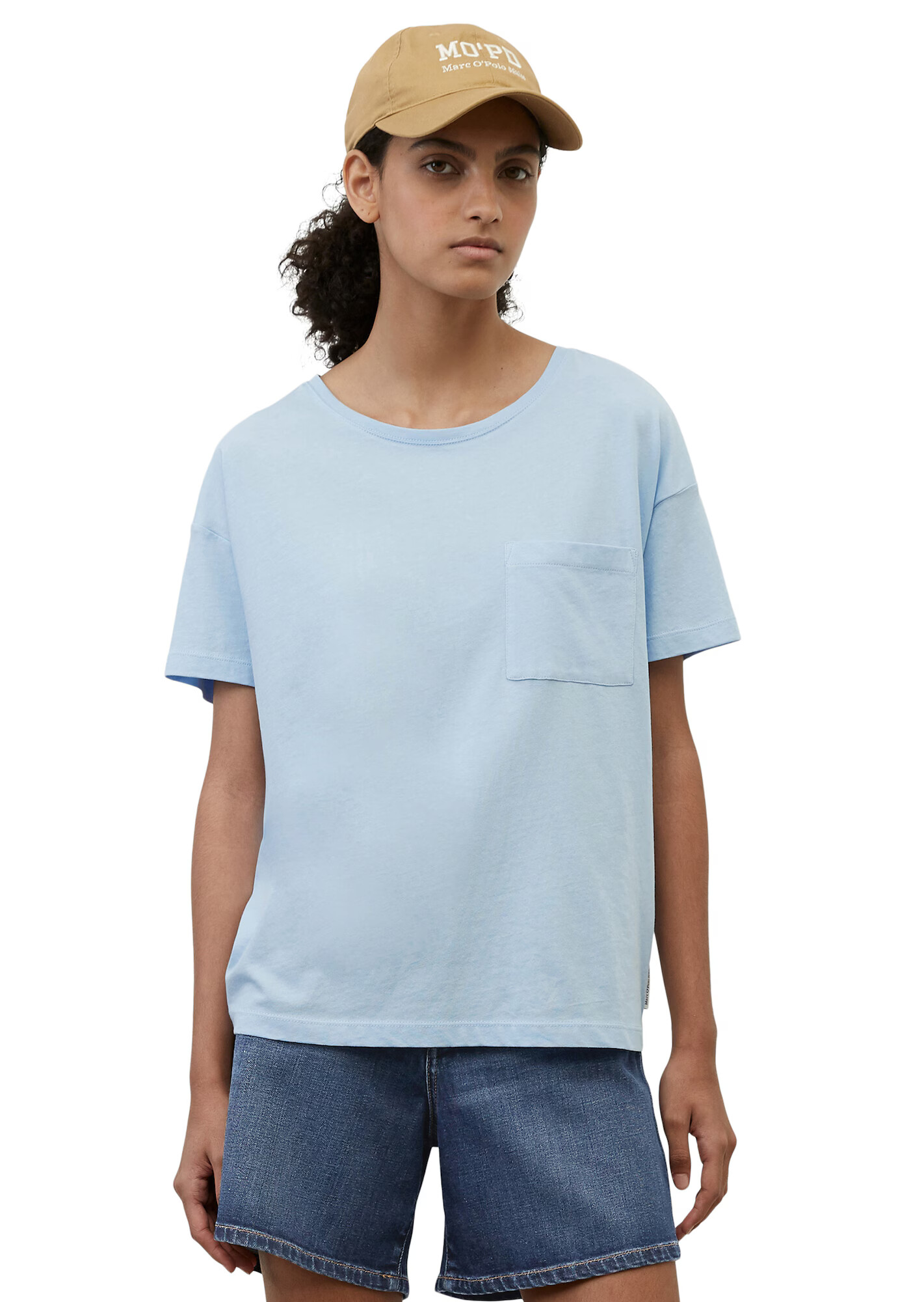 Marc O'Polo DENIM Tricou albastru deschis - Pled.ro