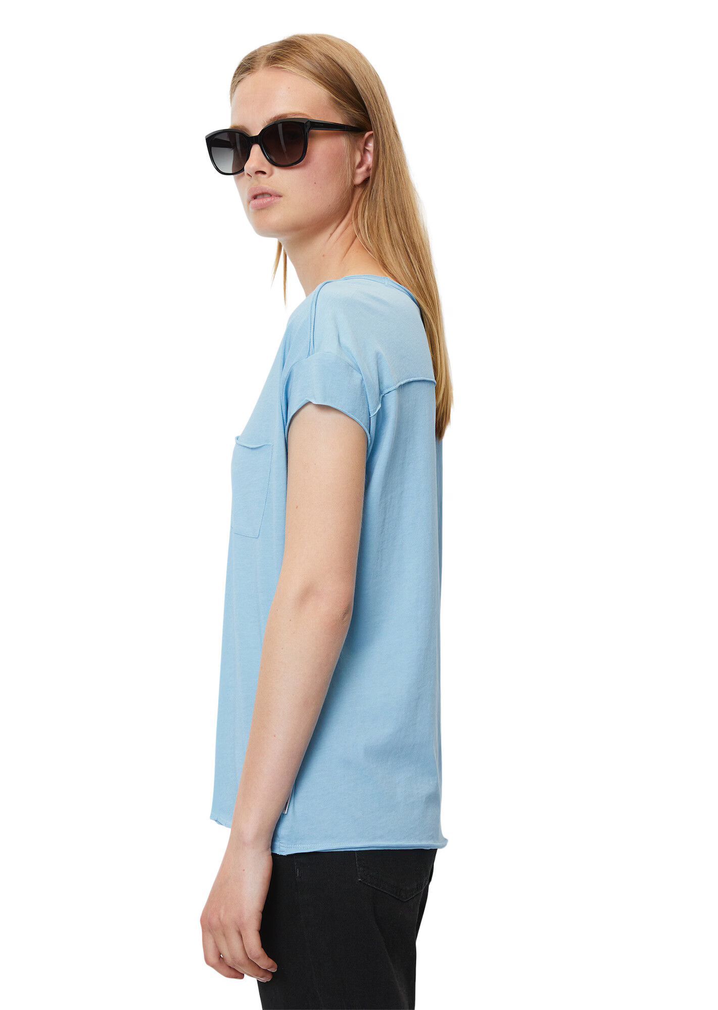 Marc O'Polo DENIM Tricou albastru deschis - Pled.ro