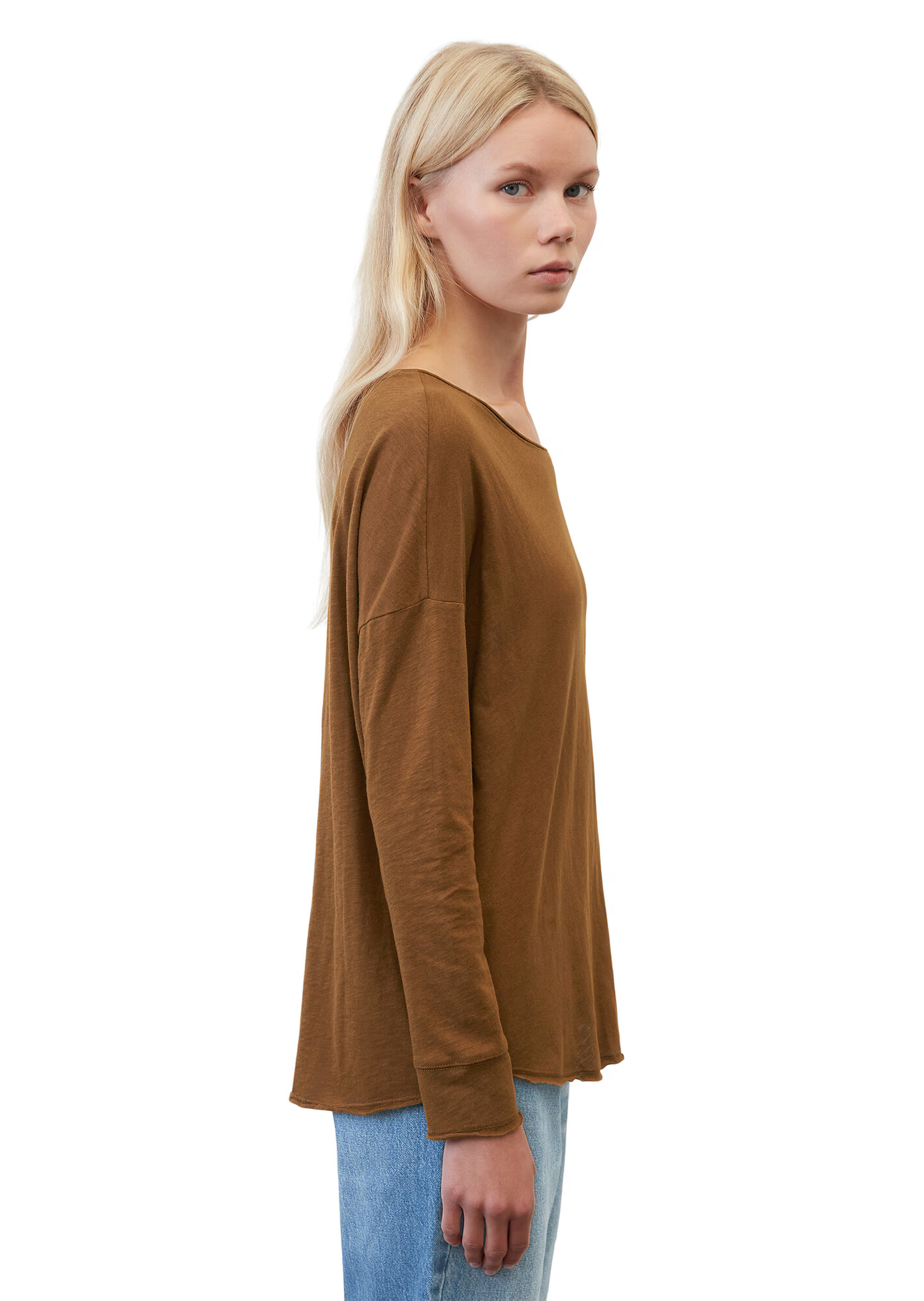 Marc O'Polo DENIM Tricou maro caramel - Pled.ro