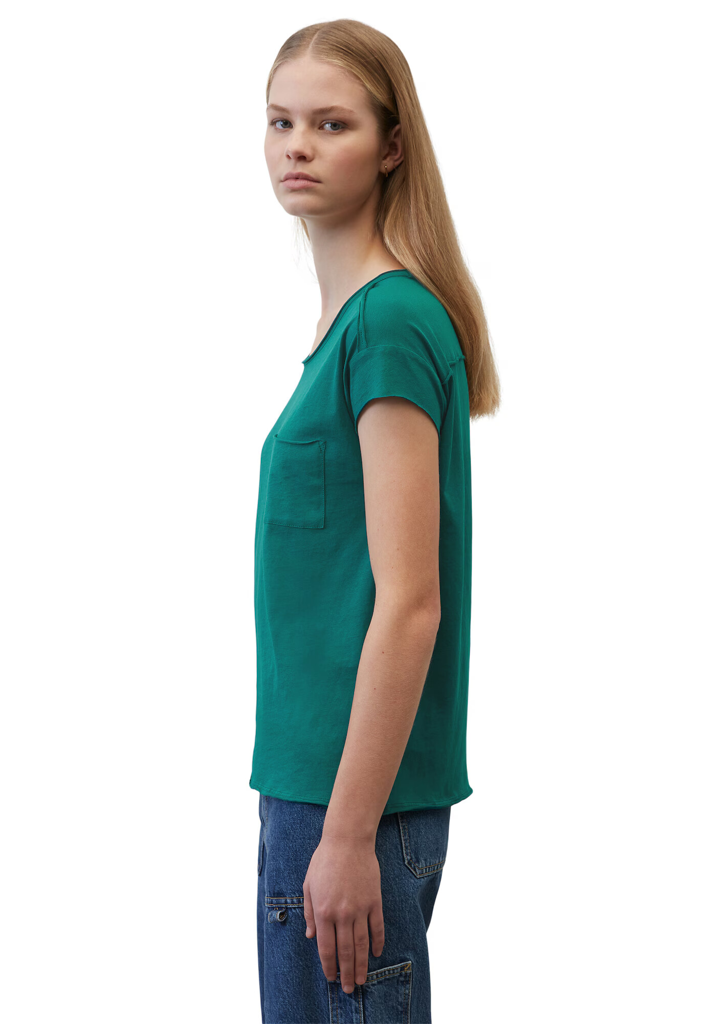 Marc O'Polo DENIM Tricou verde închis - Pled.ro